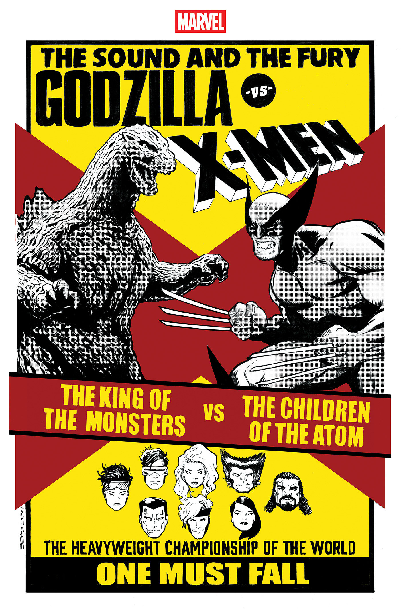 GODZILLA VS. X-MEN #1 LEE GARBETT VERSUS VARIANT