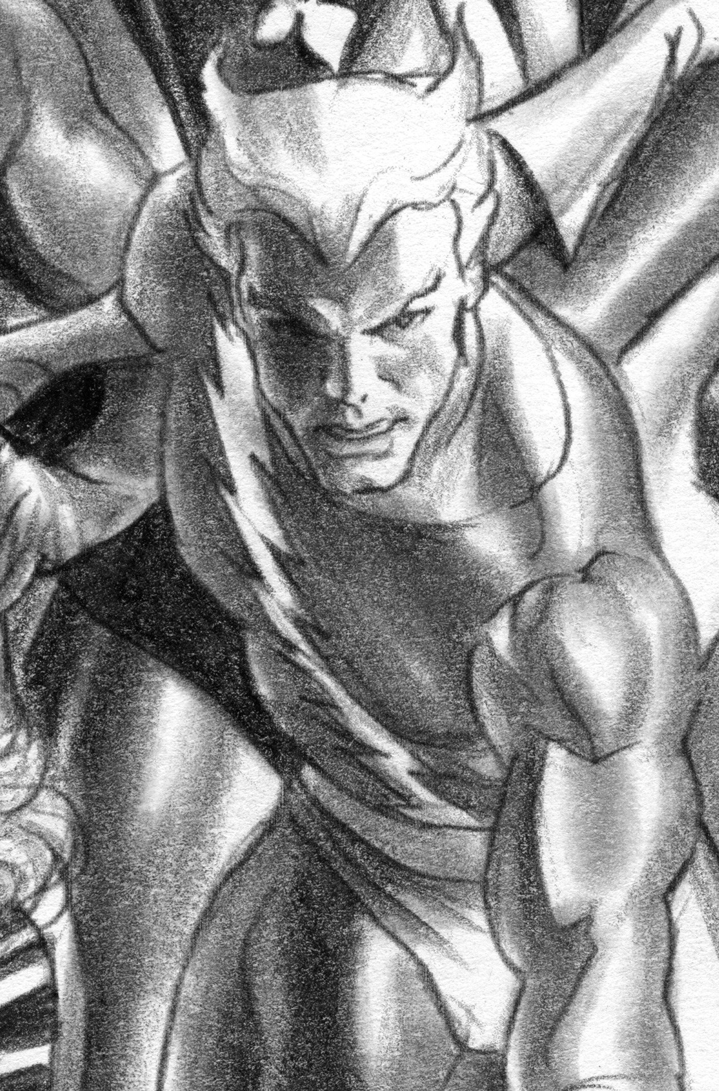 THE VISION & THE SCARLET WITCH #1 ALEX ROSS TIMELESS VIRGIN SKETCH VARIANT