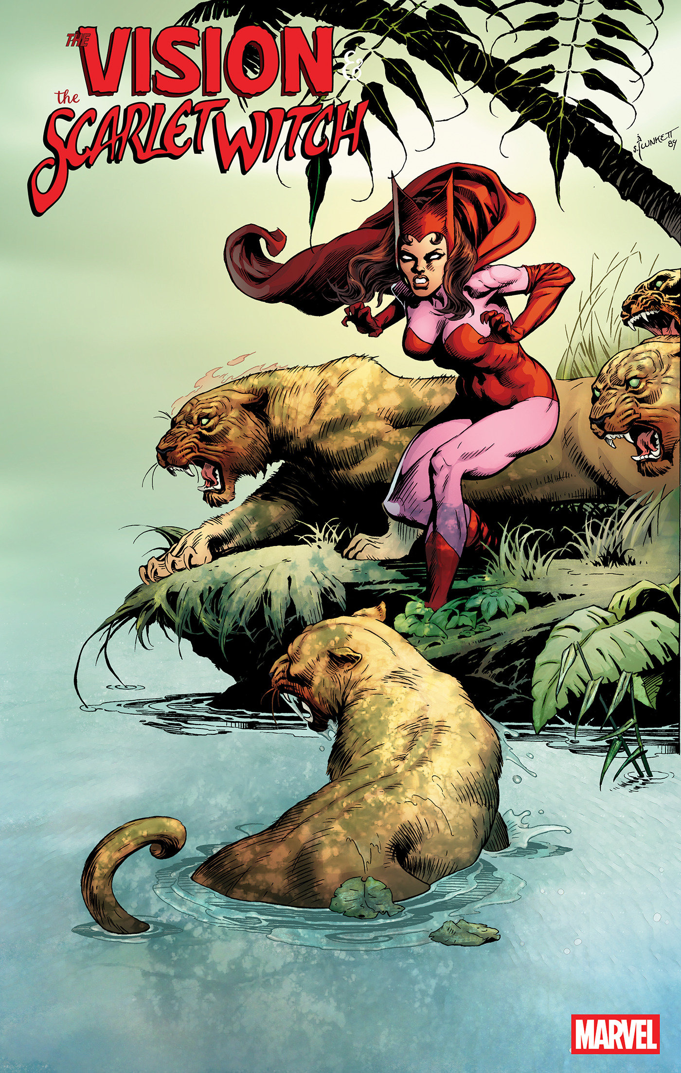 THE VISION & THE SCARLET WITCH #1 SANDY PLUNKETT HIDDEN GEM VARIANT