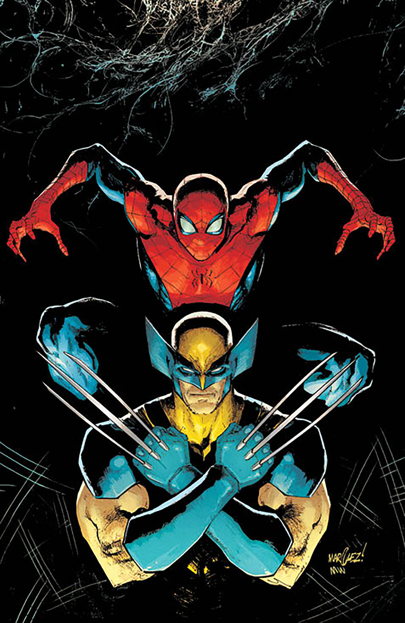 Weekly Pull list - SPIDER-MAN & WOLVERINE #1 DAVID MARQUEZ RATIO VIRGIN 2ND PRINTING VARIANT
