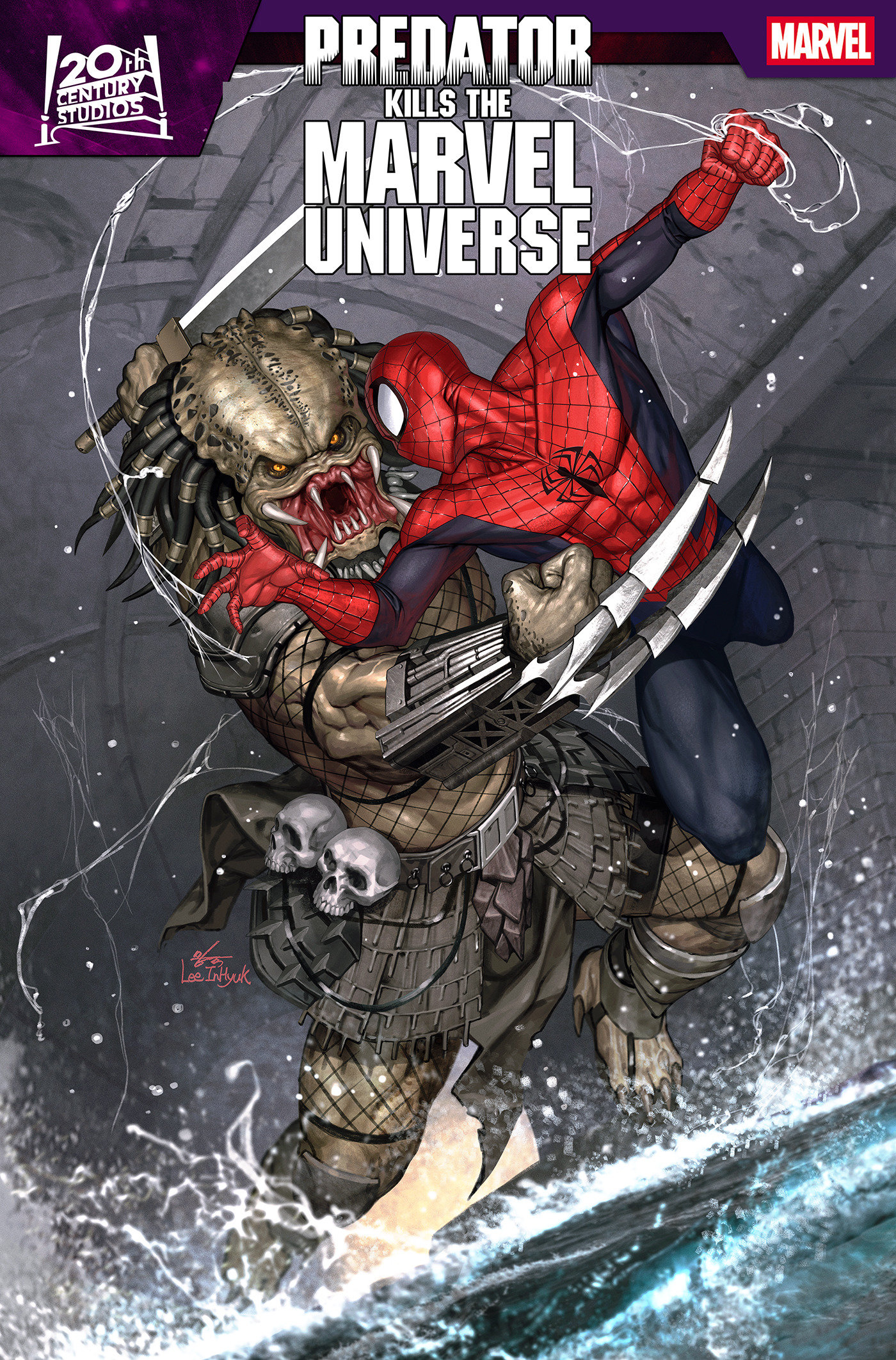 PREDATOR KILLS THE MARVEL UNIVERSE #1 INHYUK LEE VARIANT