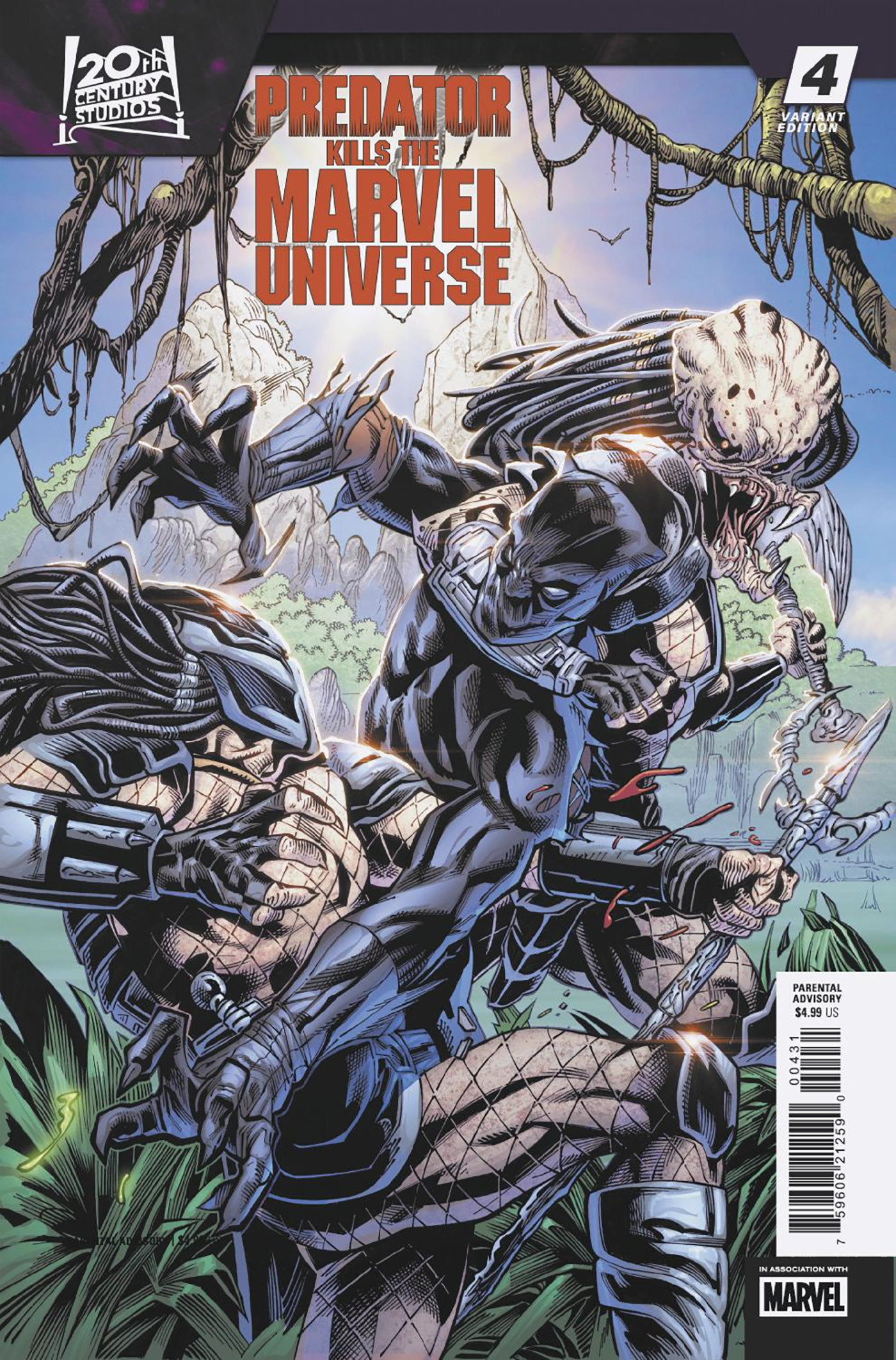 Weekly Pull list - PREDATOR KILLS THE MARVEL UNIVERSE #4 CHRIS CAMPANA VARIANT