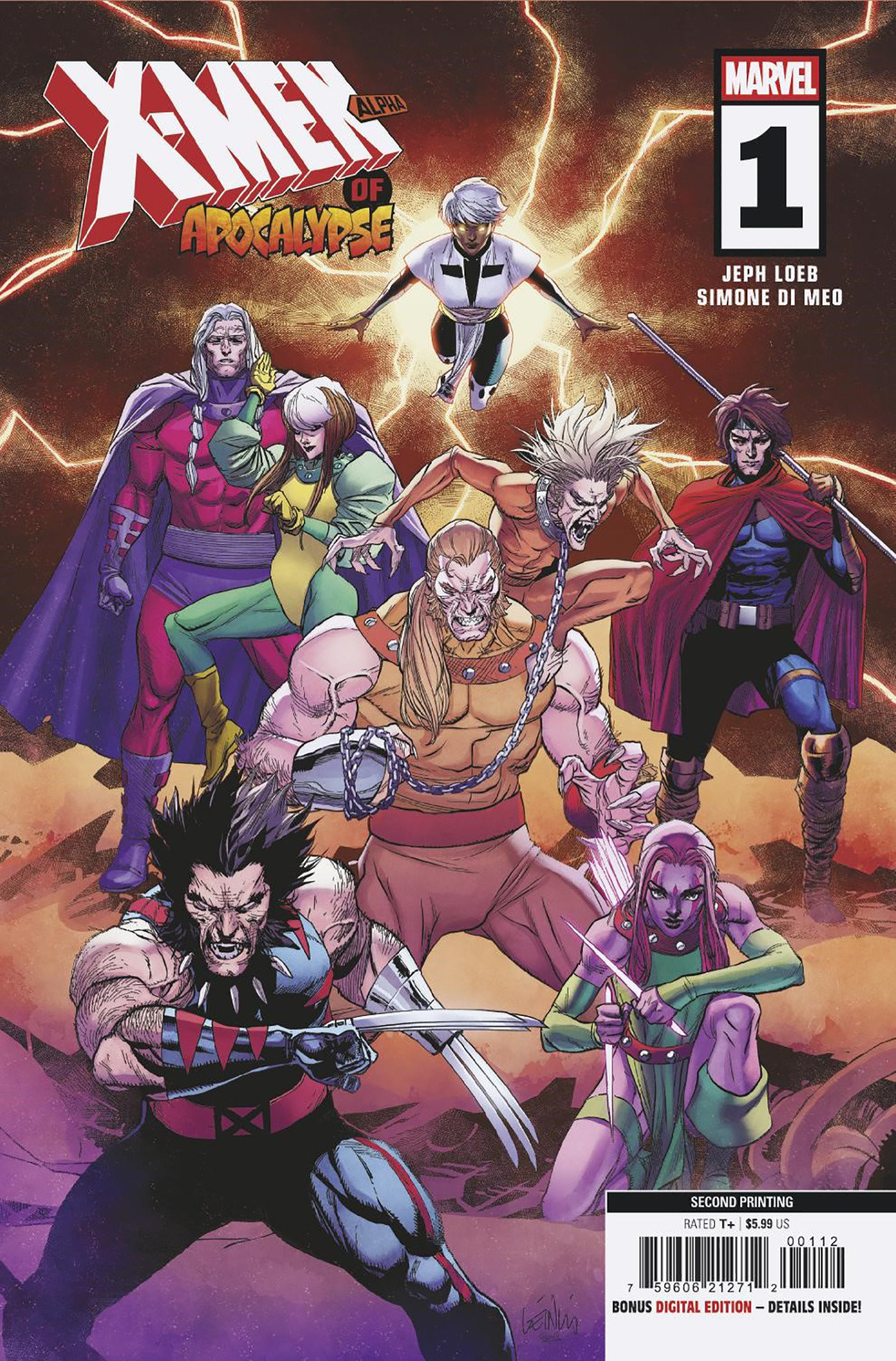 X-Men Of Apocalypse Alpha #1 Leinil Yu 2 Nd Printing Variant