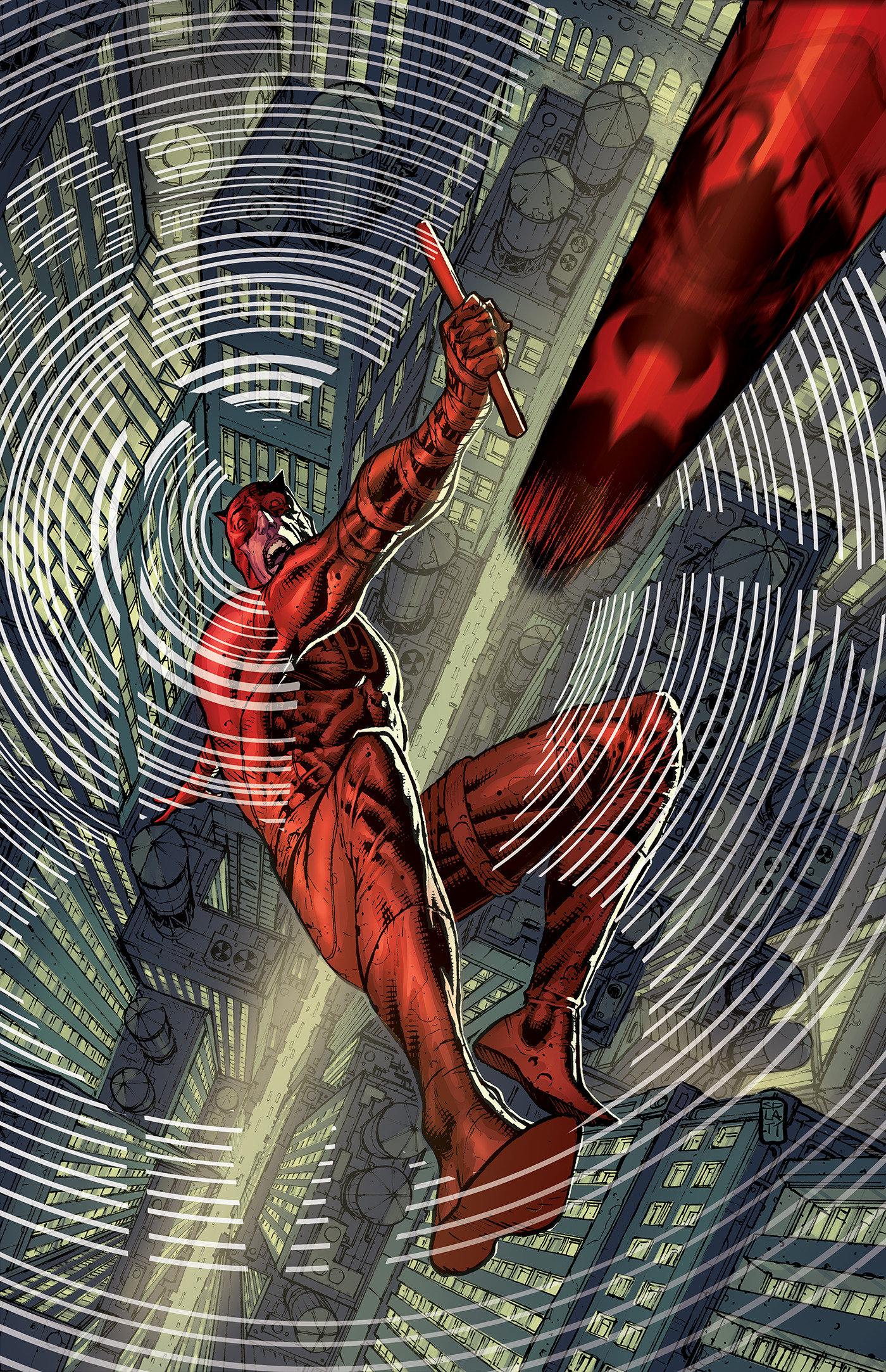 Daredevil #2 Stephen Platt Ratio Virgin 2nd Printing Variant