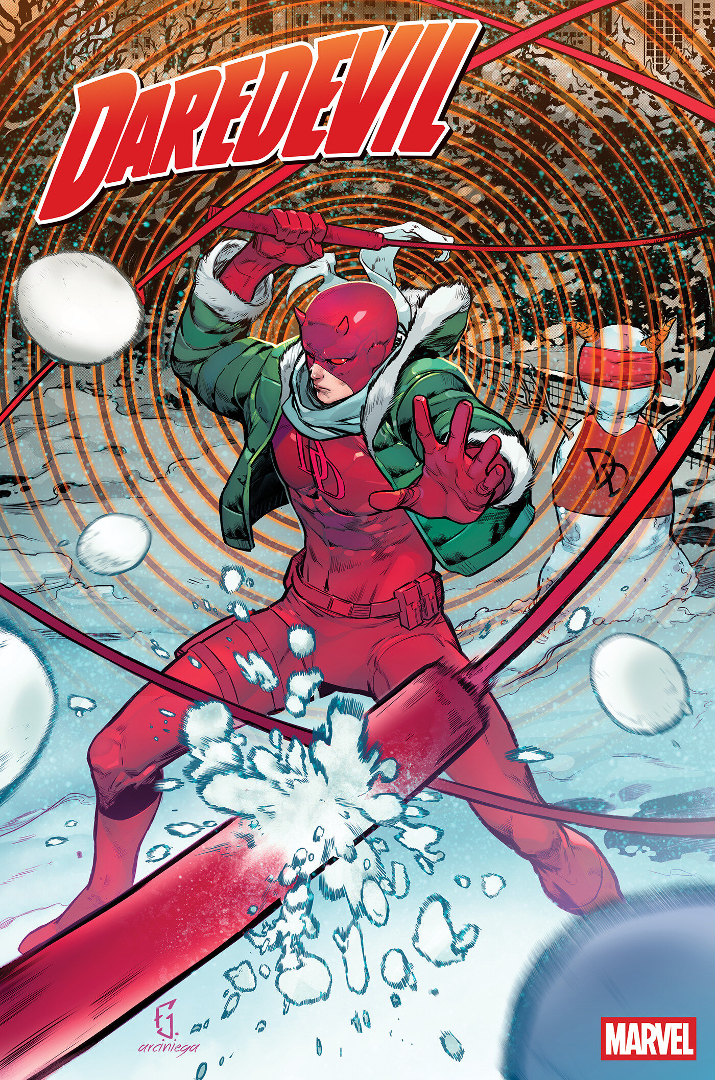 Daredevil #10 Juan Frigeri Winter Break Variant