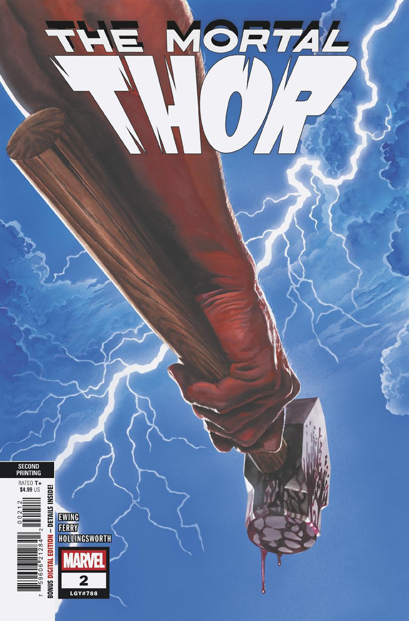 Thor #2 Alex Ross 2 Nd Printing Variant