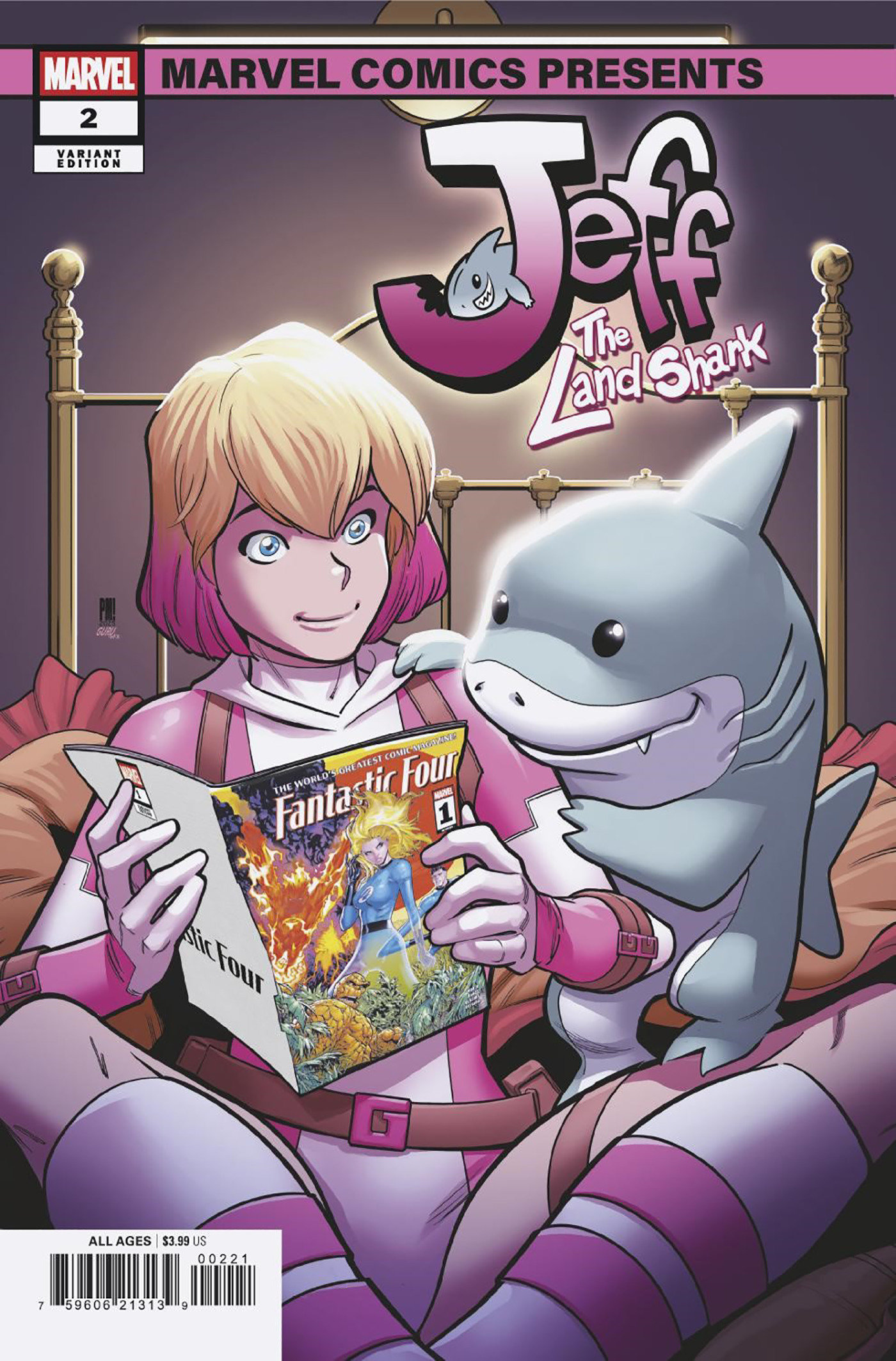 JEFF THE LAND SHARK #2 PACO MEDINA MARVEL COMICS PRESENTS VARIANT