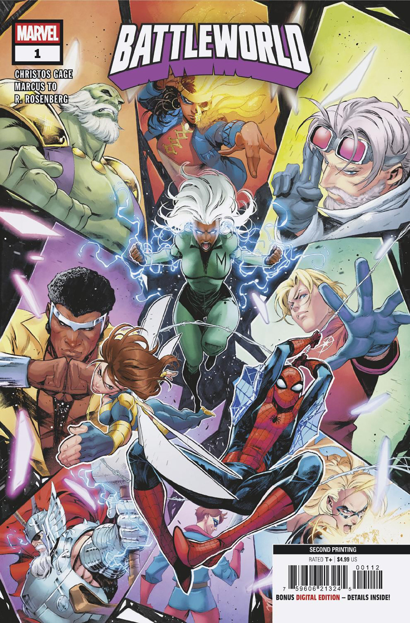 Battleworld #1 Iban Coello 2 Nd Printing Variant