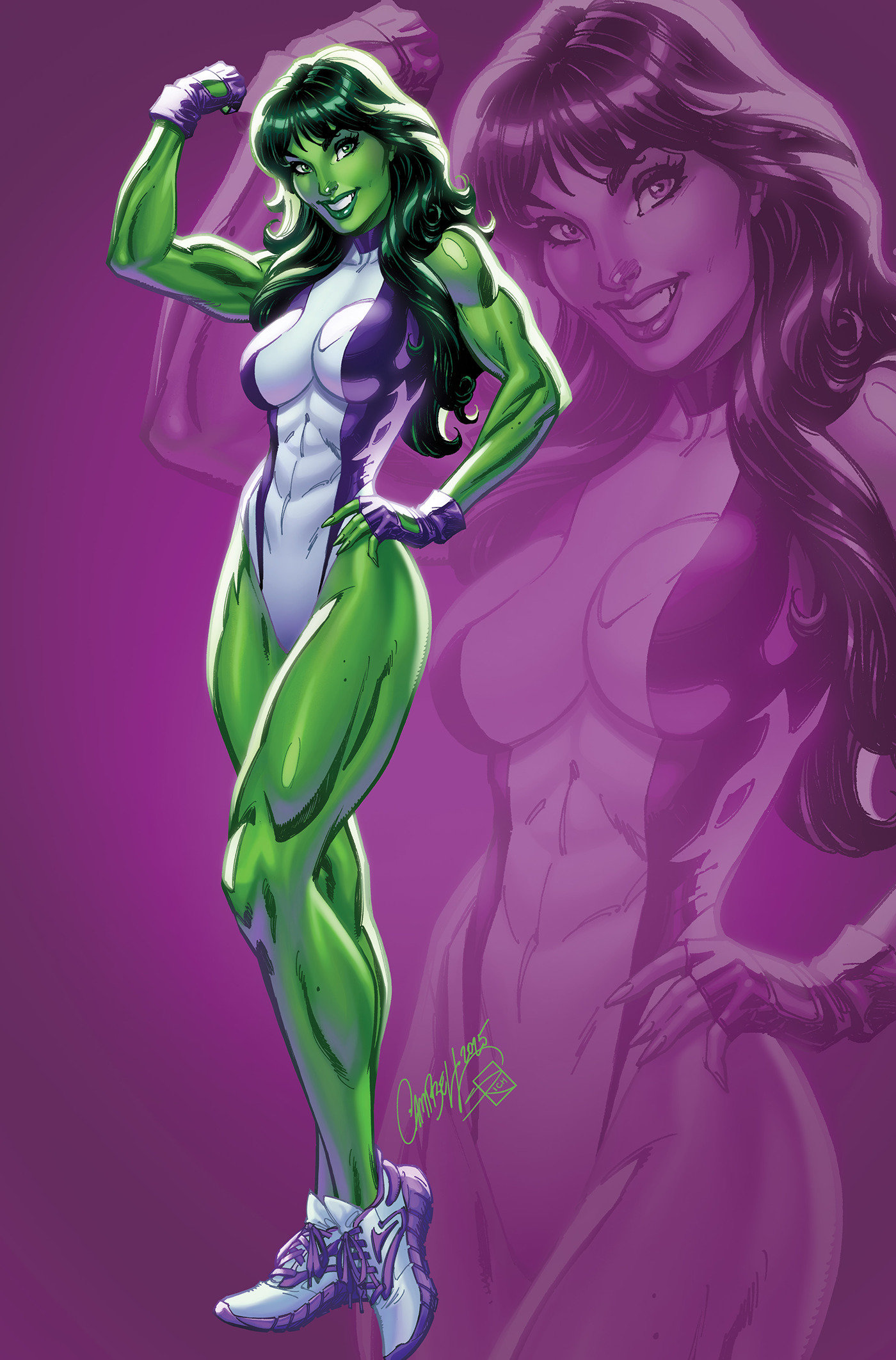 IMPERIAL WAR: PLANET SHE-HULK #1 J. SCOTT CAMPBELL JUST SPECTACULAR COLLECTION VIRGIN VARIANT