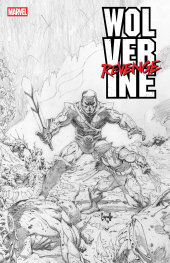  AUG251738 | WOLVERINE REVENGE RED BAND RAW BLACK & WHITE EDITION @5 [POLYBAGGED] PRE ORDER/ÖN SİPARİŞ [AUG25] | MARVEL  