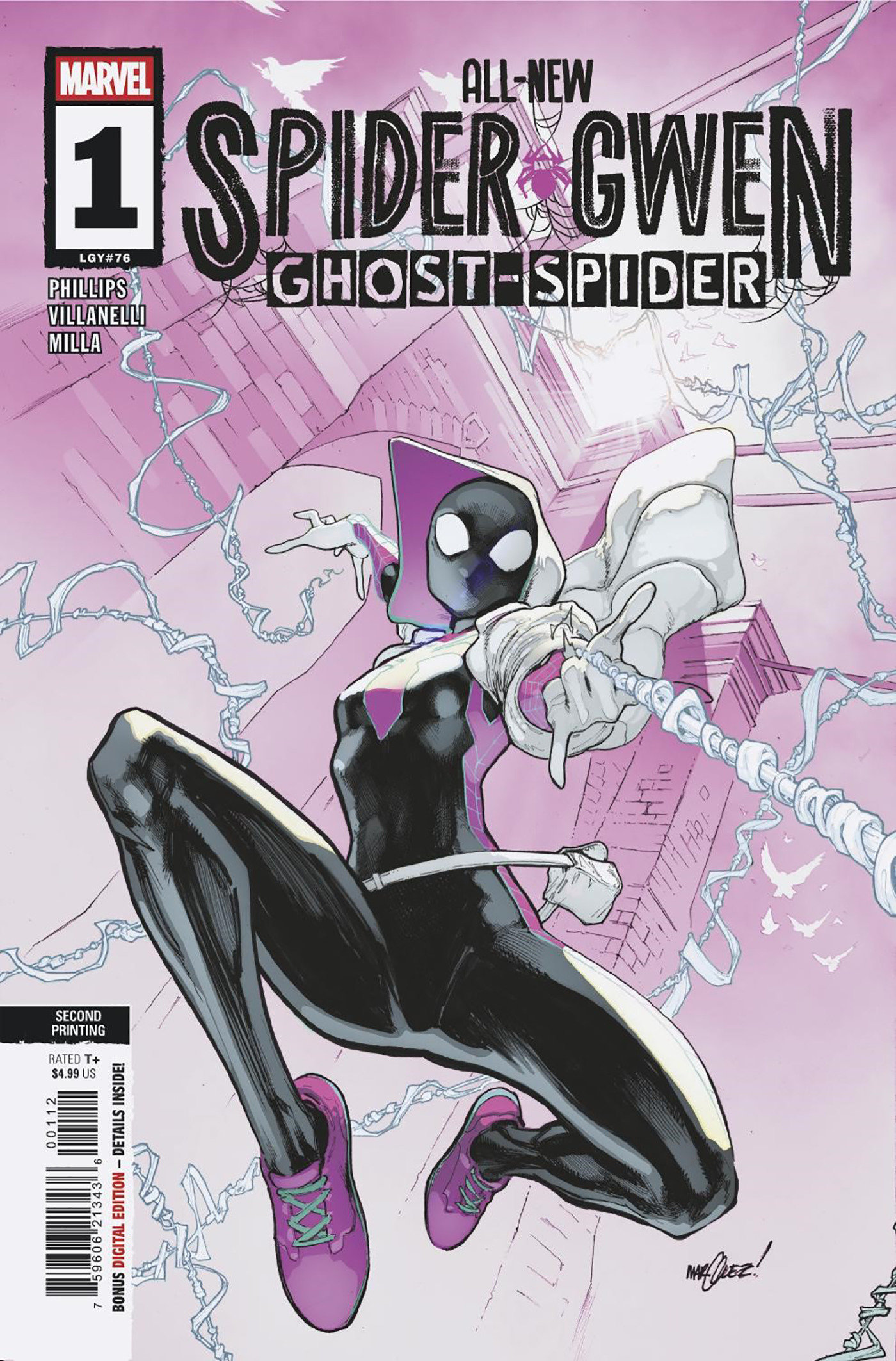 All-New Spider-Gwen: The Ghost-Spider #1 David Marquez 2nd Print Variant