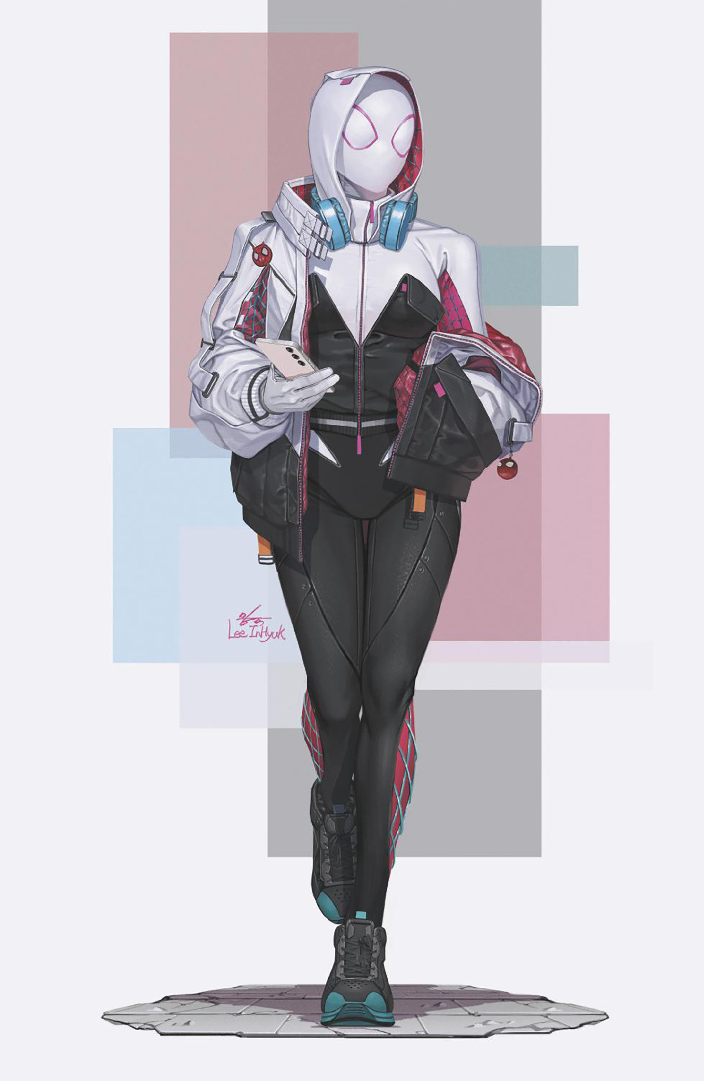 ALL-NEW SPIDER-GWEN: THE GHOST-SPIDER #4 INHYUK LEE STREET-VERSE VIRGIN VARIANT