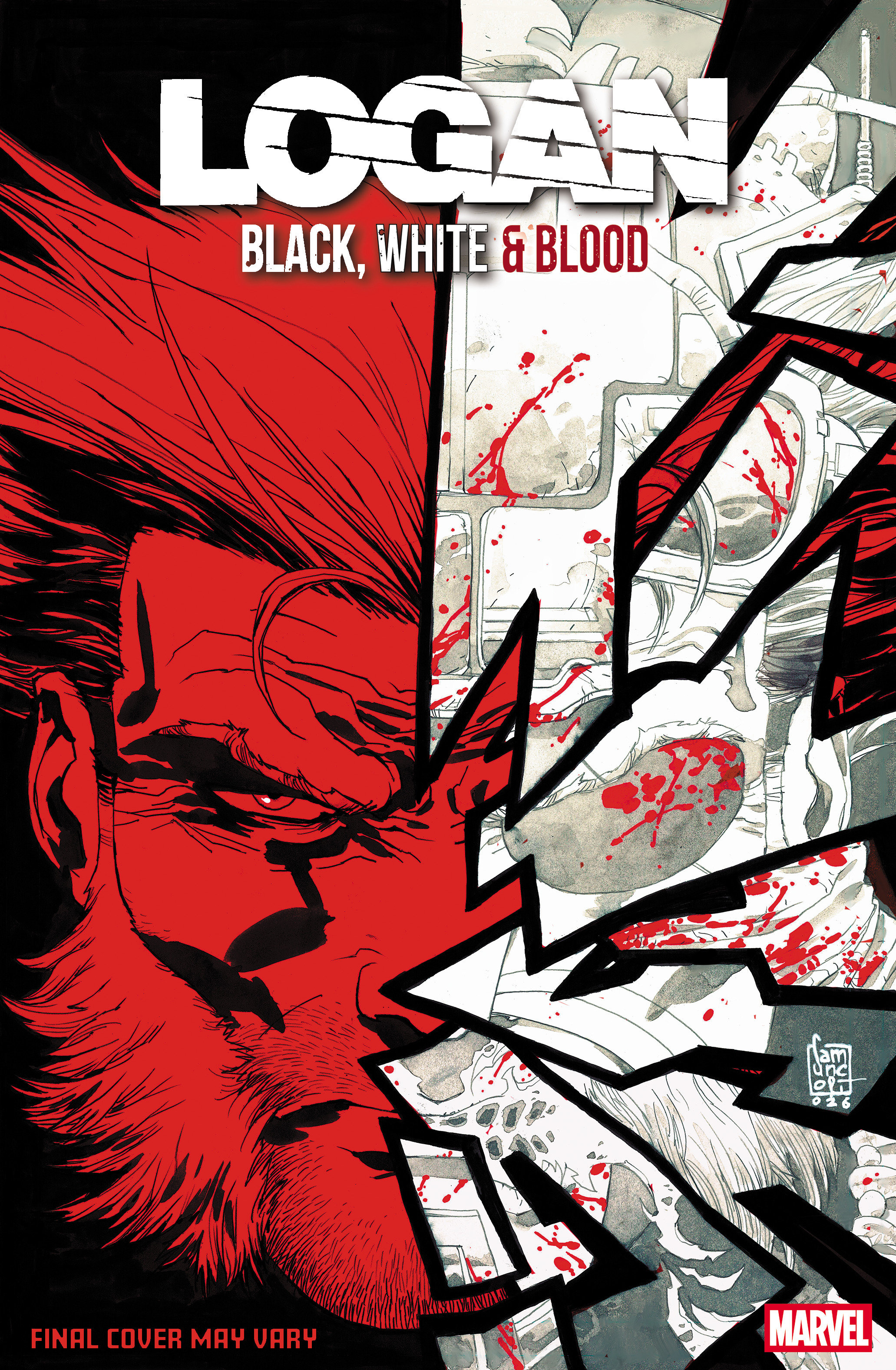 Logan: Black, White & Blood #4 Giuseppe Camuncoli Variant