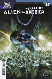  FOC8112025369 | ALIEN VS CAPTAIN AMERICA @2 DIAZALPIZAR VARIANT PRE ORDER [FOC 0811] | MARVEL  