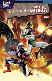  NOV25250511 | ALIEN VS CAPTAIN AMERICA @3 PRE ORDER/ÖN SİPARİŞ [NOV25] | MARVEL  
