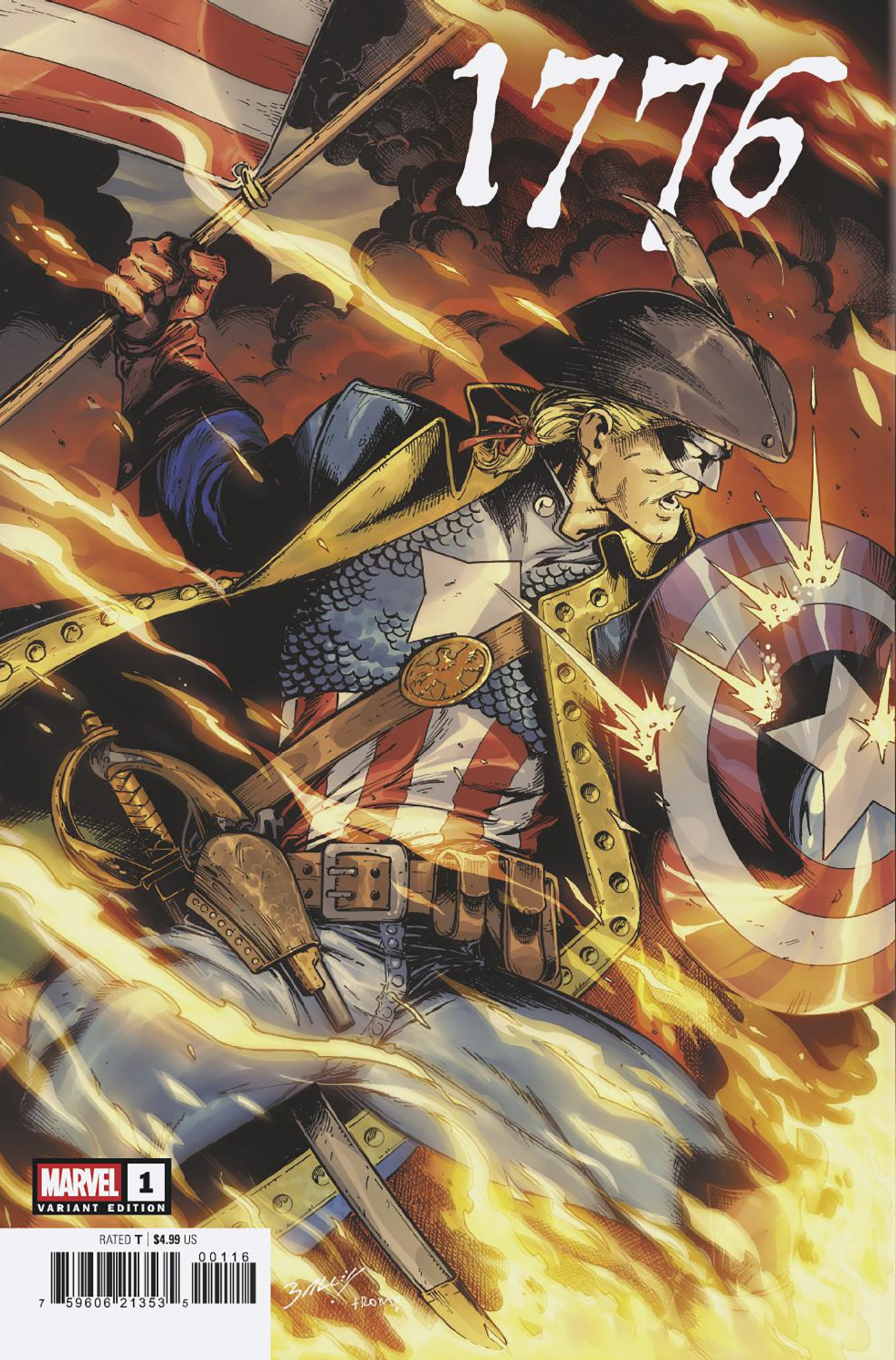 Weekly Pull list - 1776 #1 MARK BAGLEY VARIANT