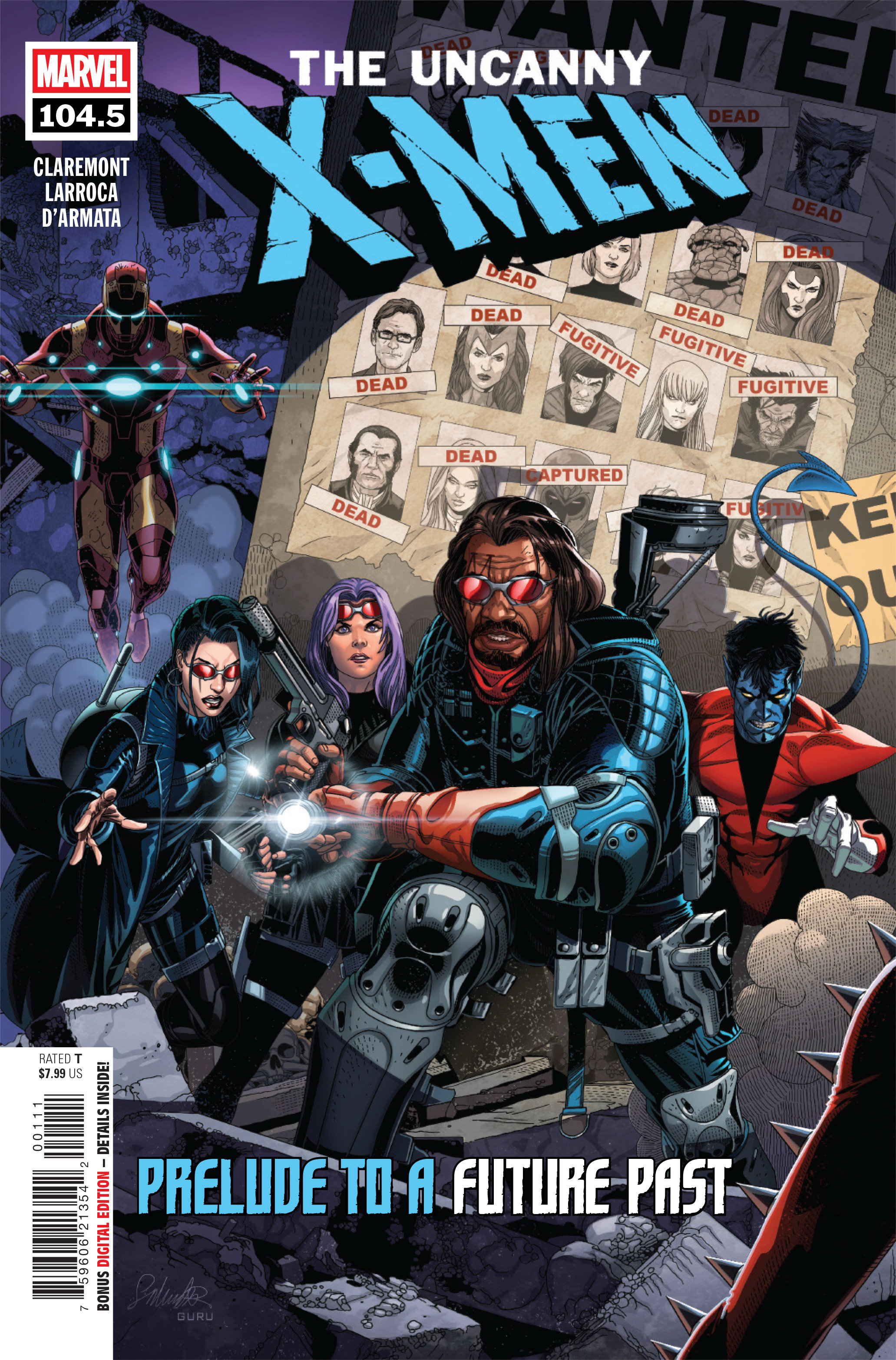 Weekly Pull list - X-MEN BY CHRIS CLAREMONT: PRELUDE TO A FUTURE PAST #1