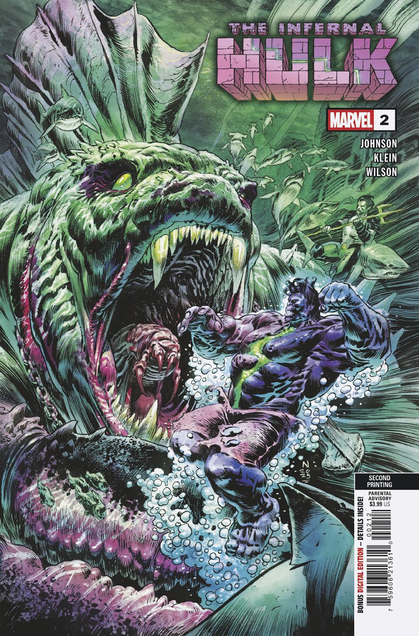 Infernal Hulk #2 Nic Klein 2 Nd Printing Variant