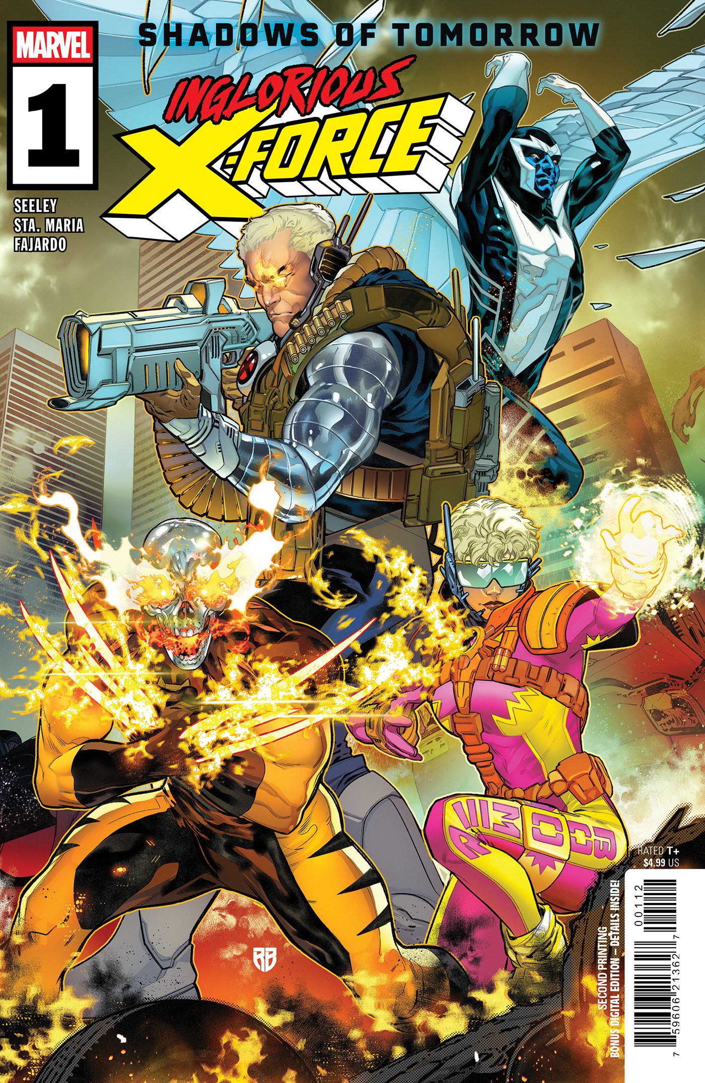 Inglorious X Force #1 R.B. Silva 2nd Printing Variant