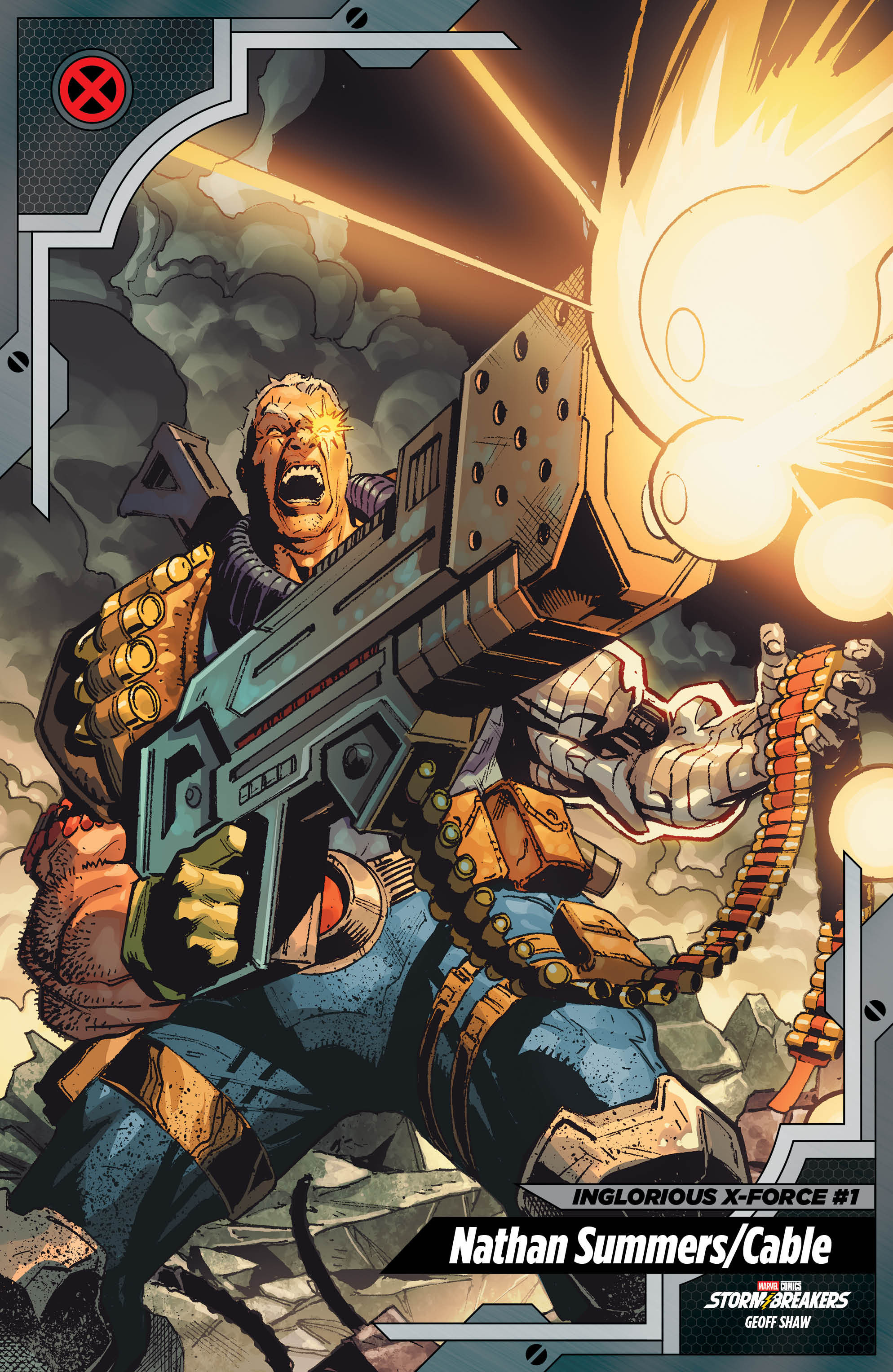 Weekly Pull list - INGLORIOUS X-FORCE #1 GEOFF SHAW X-MEN TRADING CARD VARIANT