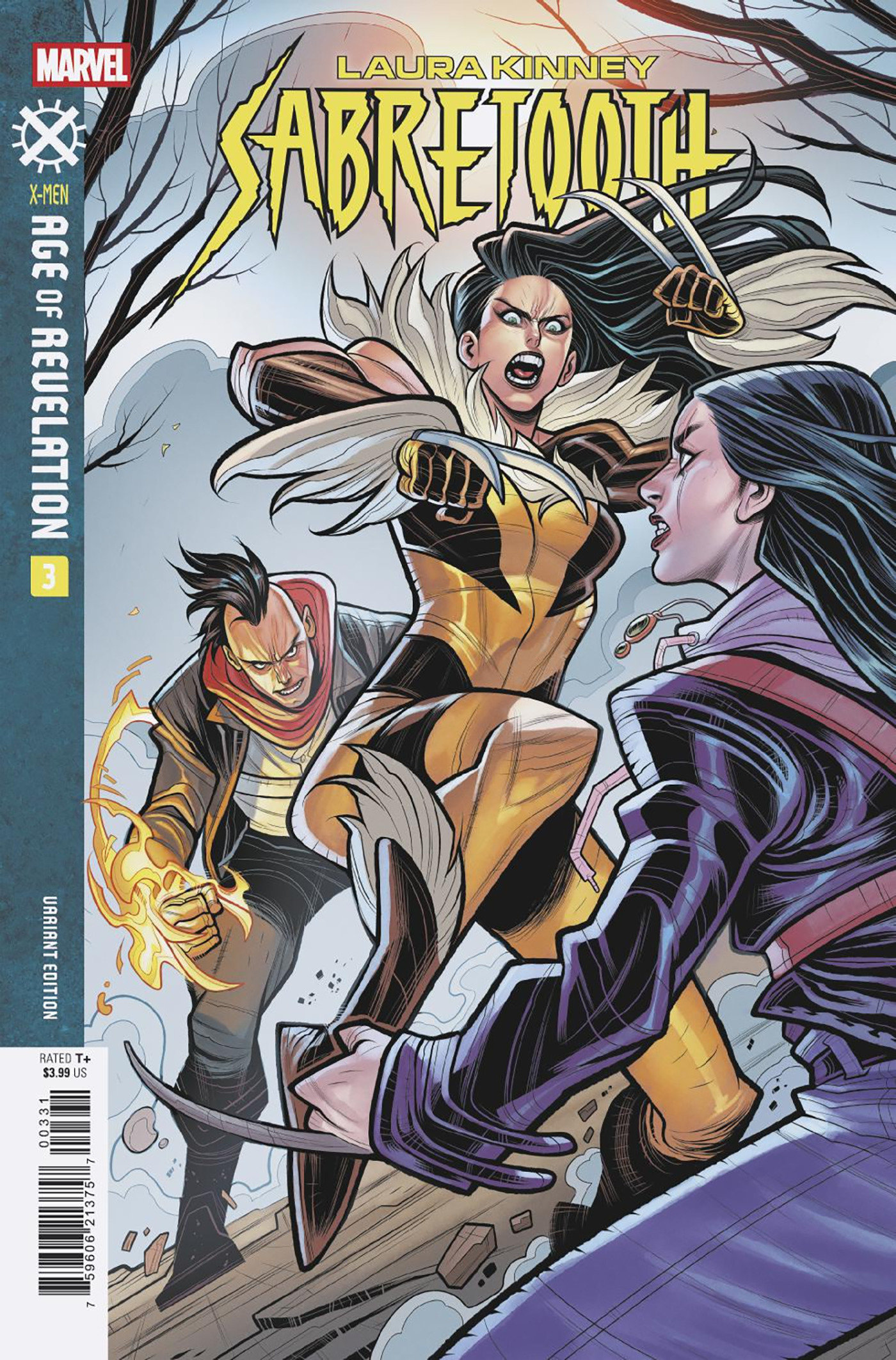LAURA KINNEY: SABRETOOTH #3 ELIZABETH TORQUE VARIANT [AOR]