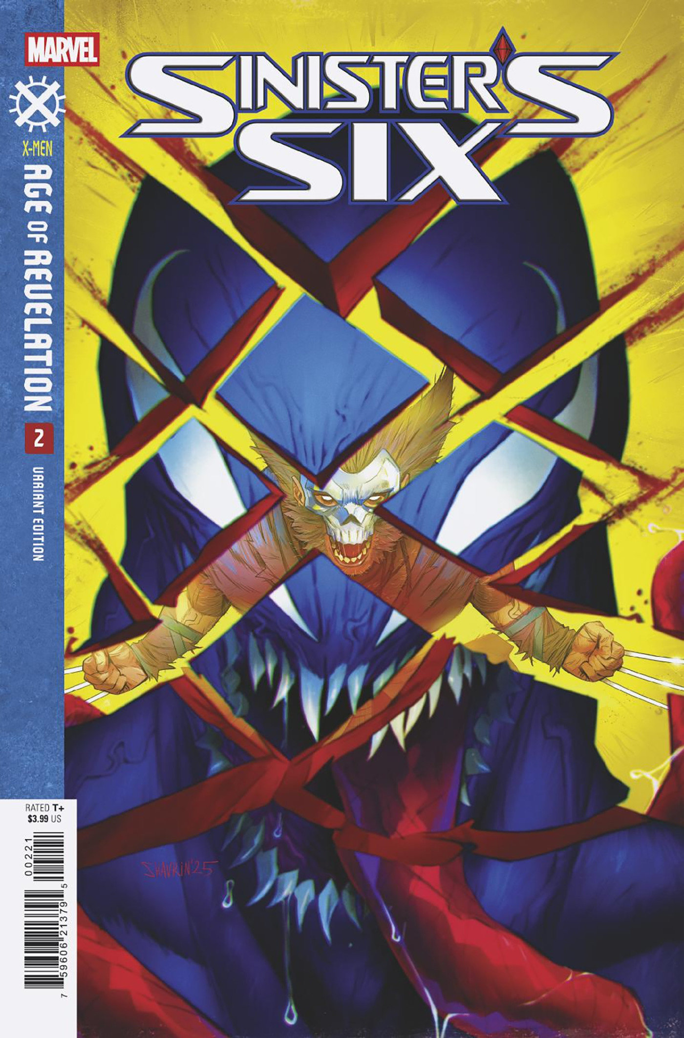 Weekly Pull list - SINISTER'S SIX #2 IVAN SHAVRIN VARIANT [AOR]