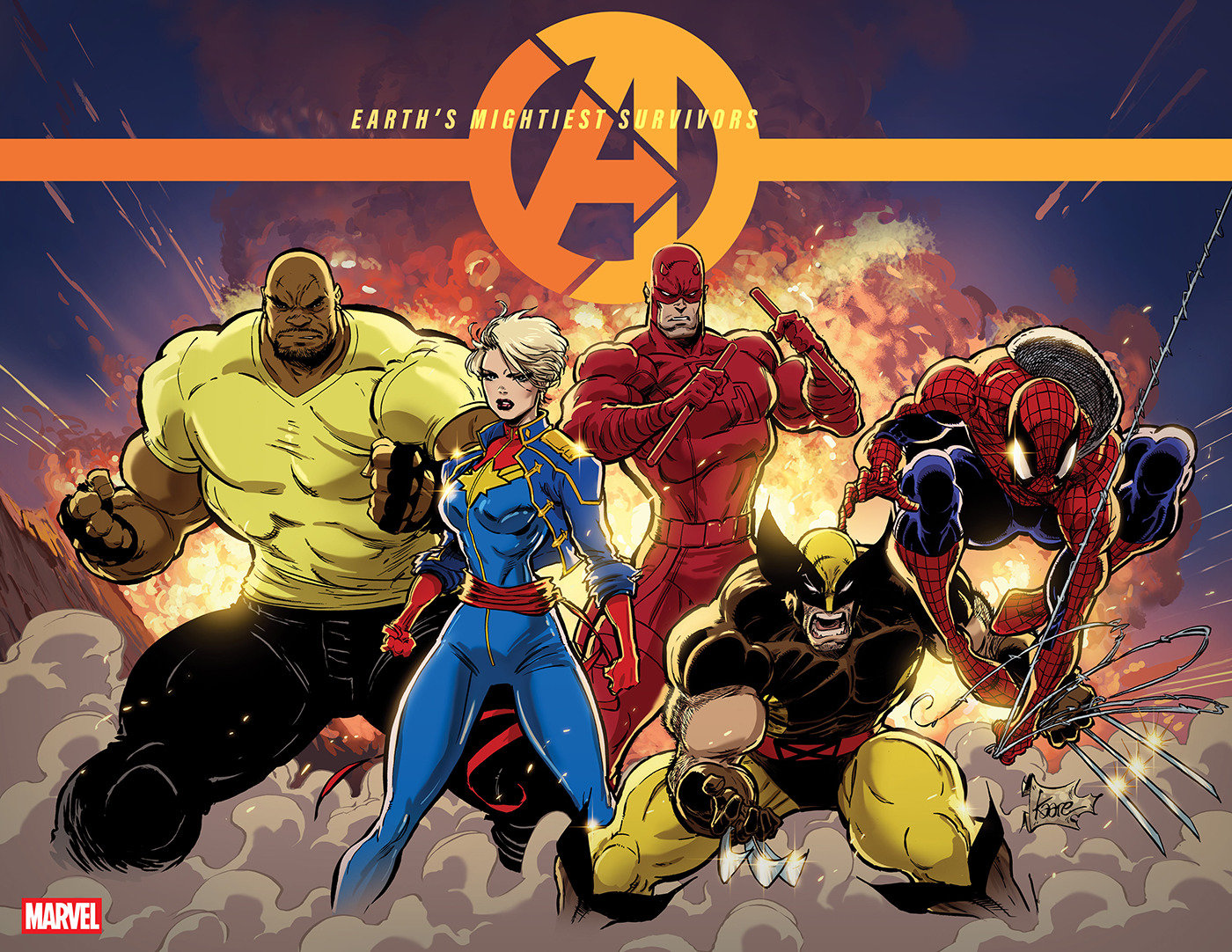 Avengers #1 Kaare Andrews Wraparound Variant