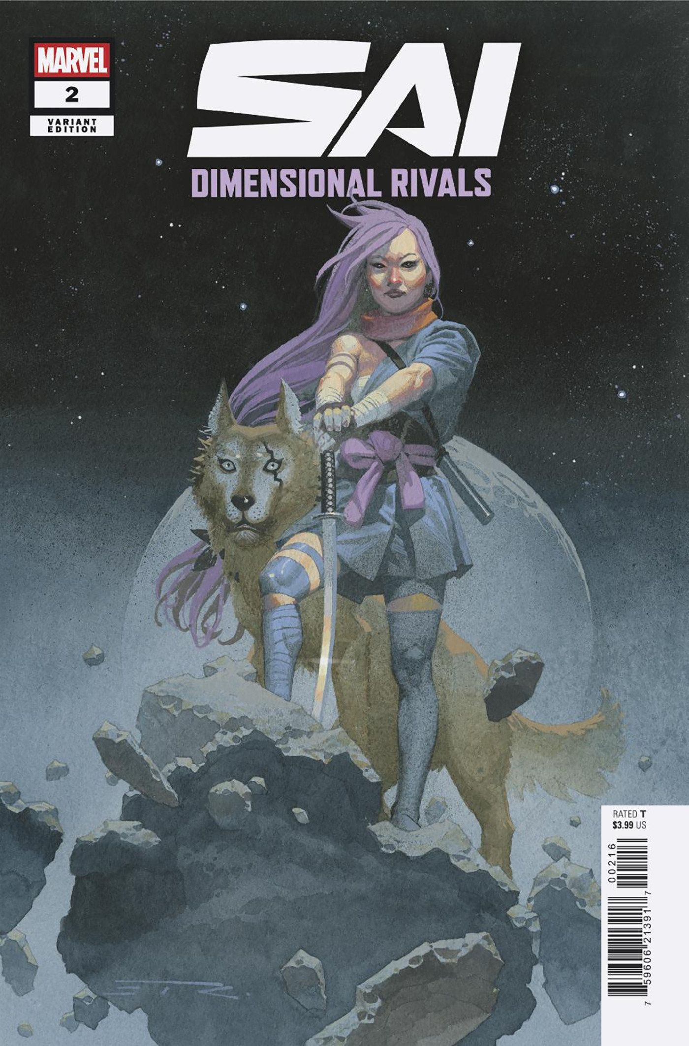 Sai: Dimensional Rivals #2 Esad Ribic Variant