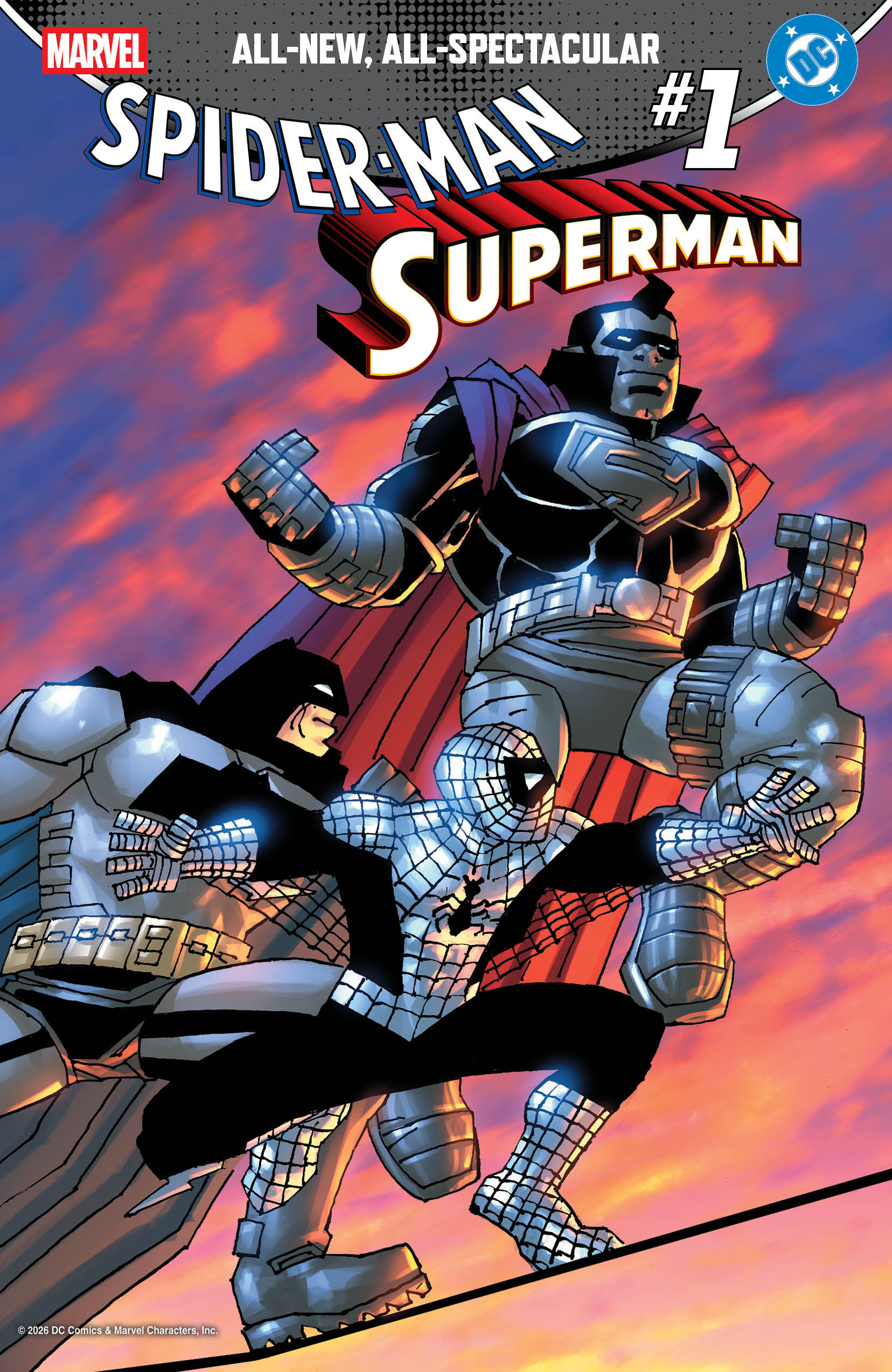 Marvel/DC: Spider-Man/Superman #1 Frank Miller Variant
