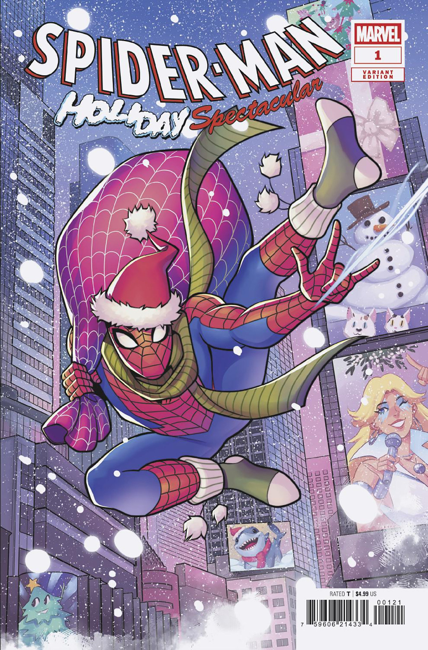 Weekly Pull list - SPIDER-MAN: HOLIDAY SPECTACULAR #1 KASIA NIE VARIANT