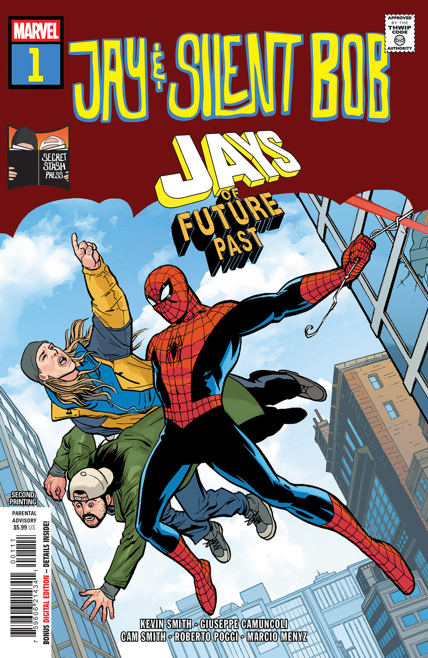 Jay & Silent Bob: Jays Of Future Past #1 Giuseppe Camuncoli 2nd Printing Variant
