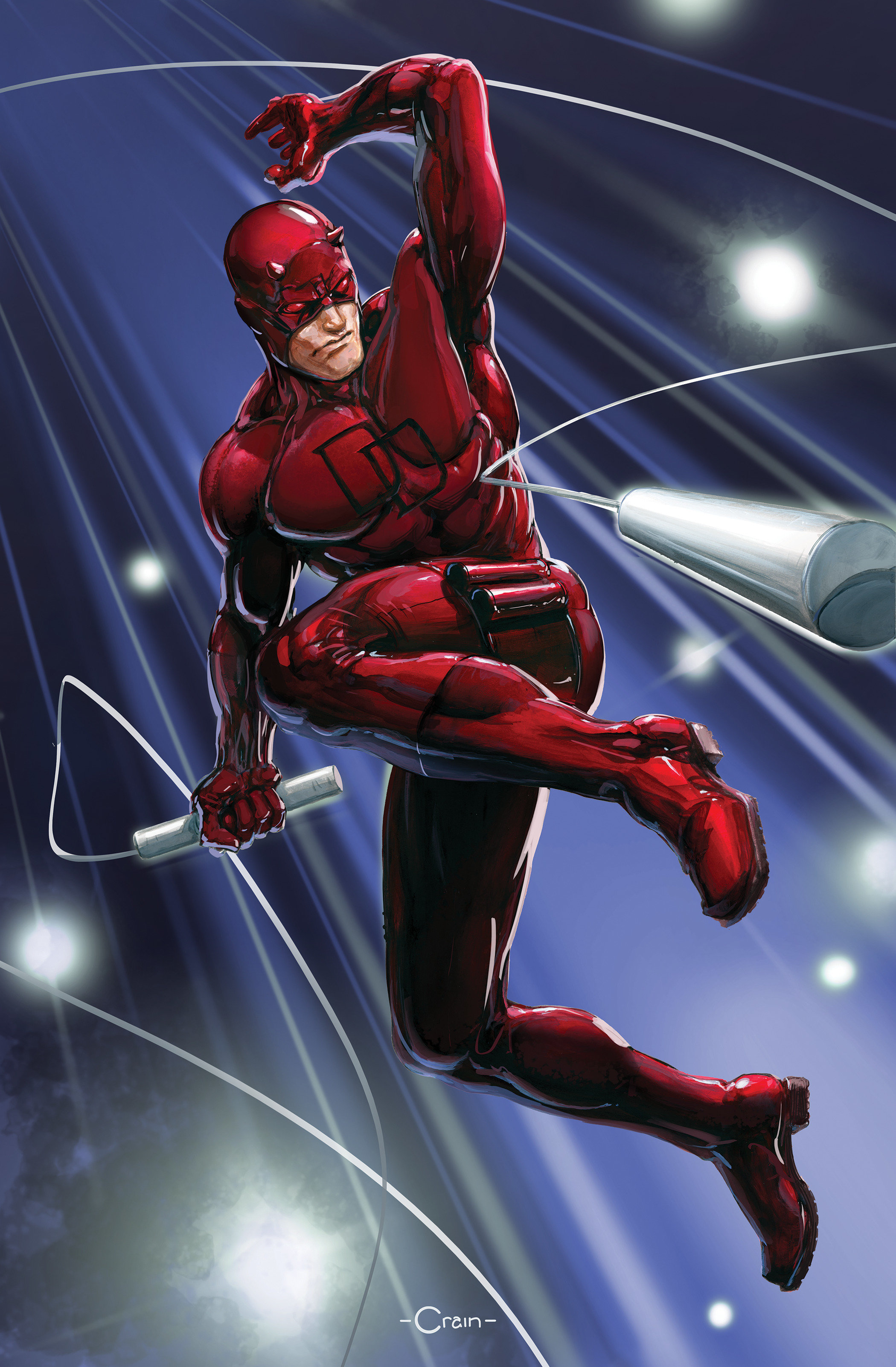 DAREDEVIL/PUNISHER: THE DEVIL'S TRIGGER #3 CLAYTON CRAIN VIRGIN VARIANT