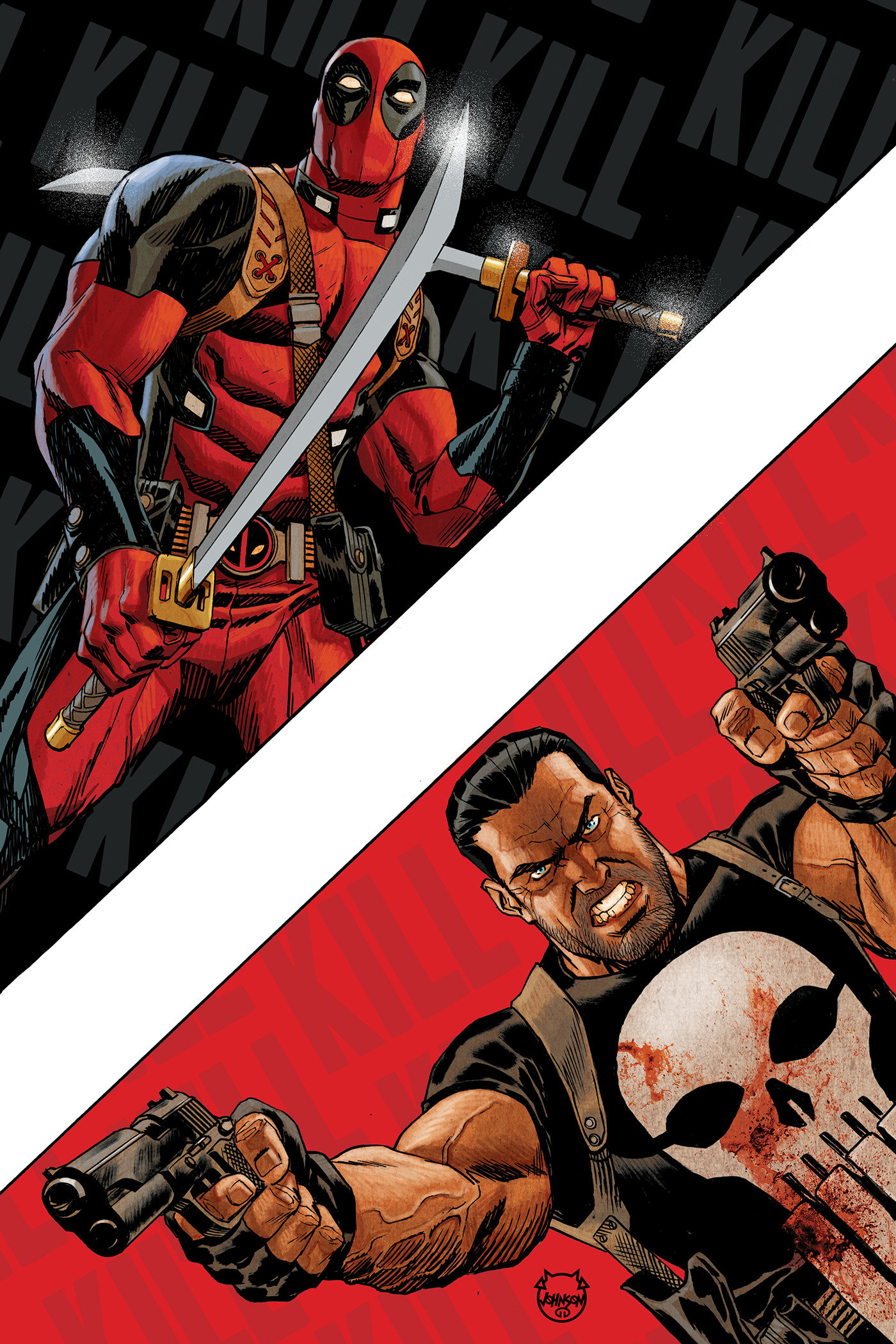 Wade Wilson: Deadpool #8 Dave Johnson Full Art Variant [Bg]