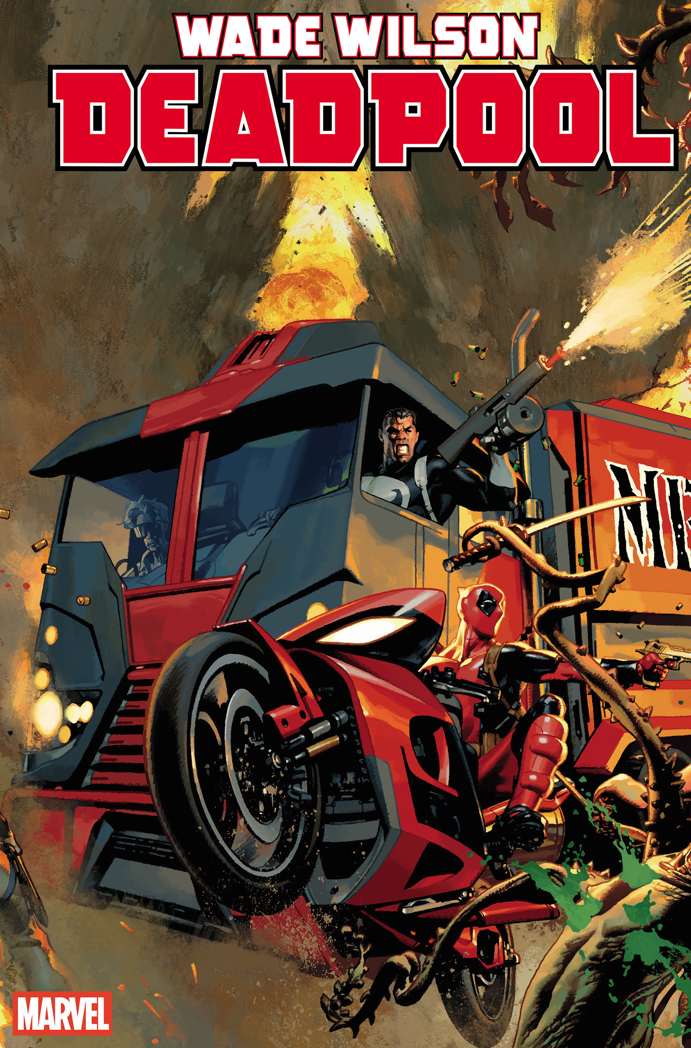 Wade Wilson: Deadpool #9 Josemaria Casanovas 4 Part Connecting Variant [Bg]