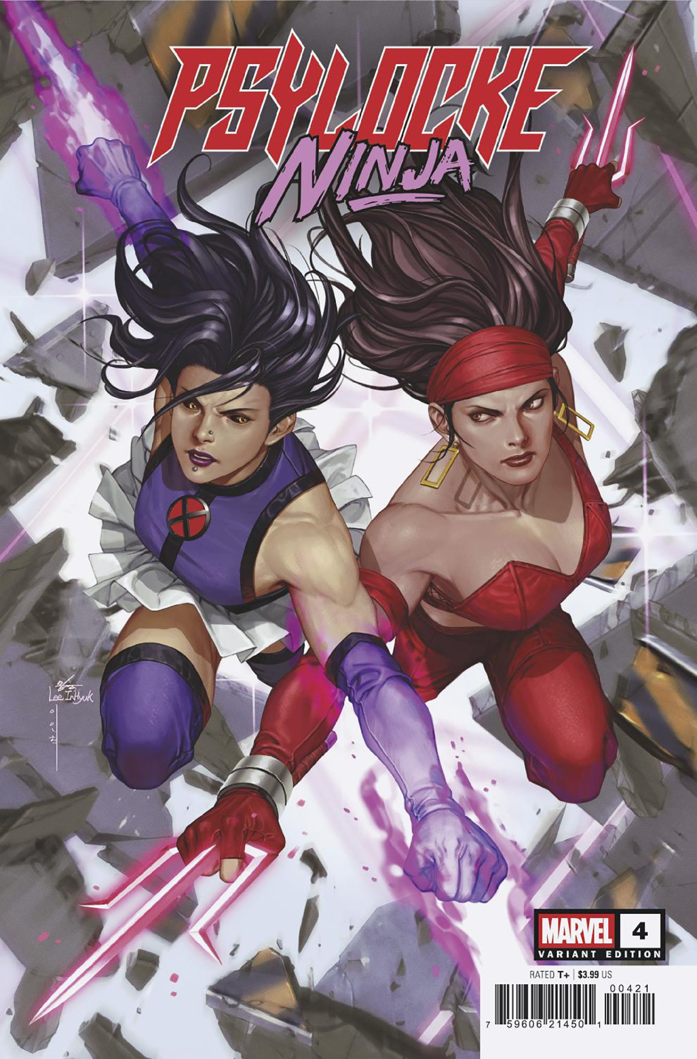PSYLOCKE: NINJA #4 INHYUK LEE VERSUS ELEKTRA VARIANT