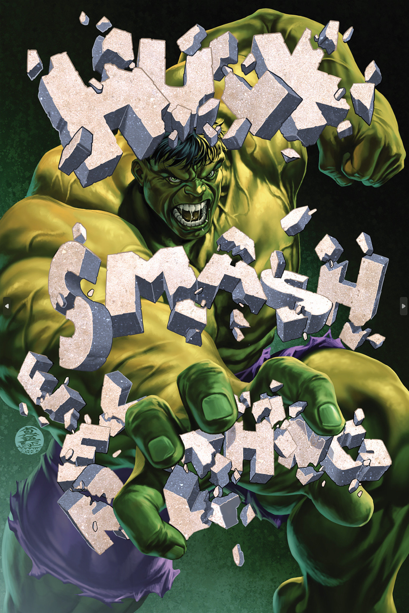 HULK: SMASH EVERYTHING #1 MARK BROOKS VIRGIN VARIANT