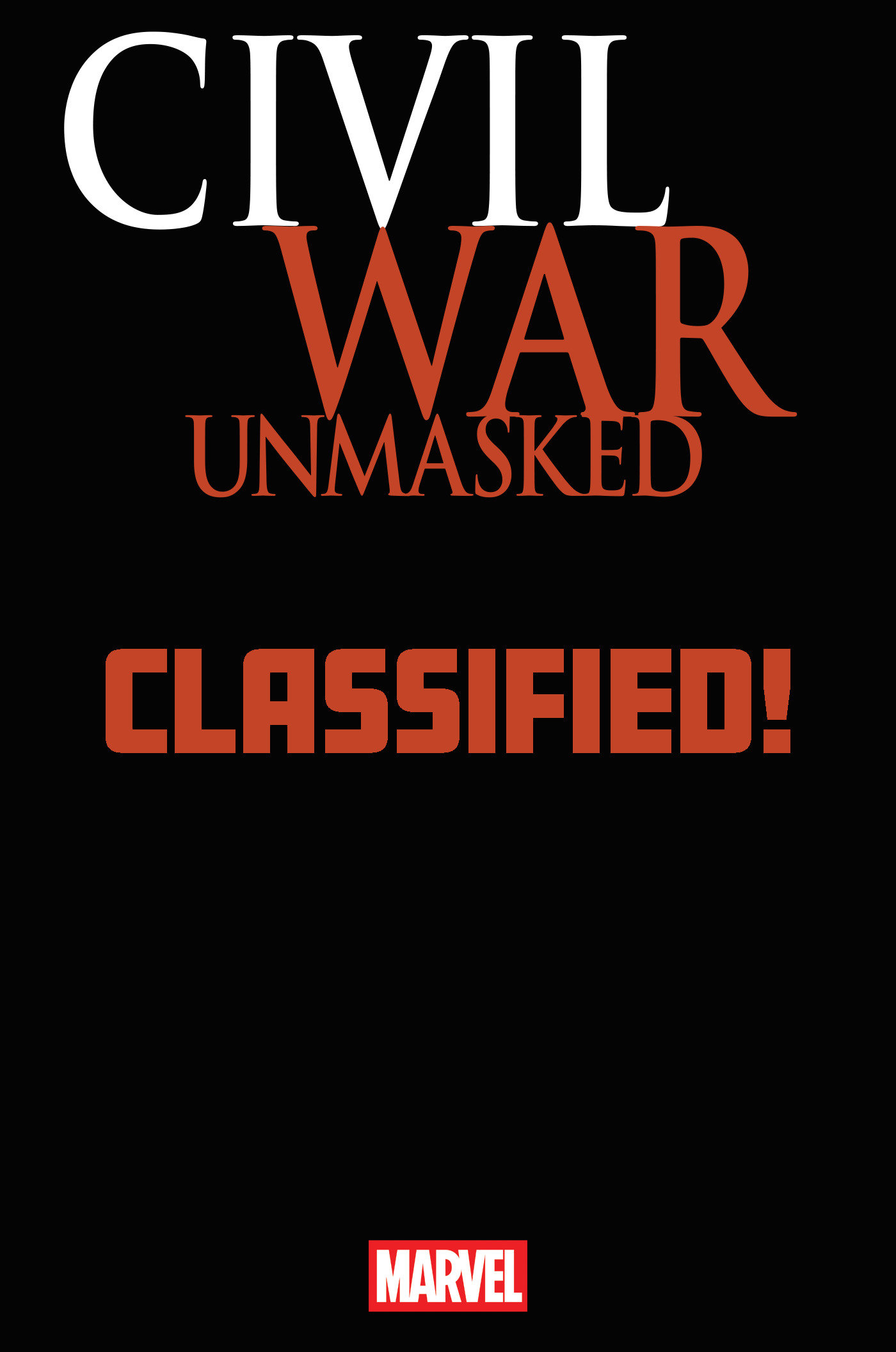 Civil War: Unmasked #2 Classified Artist Magic: The Gathering Full Art Variant
