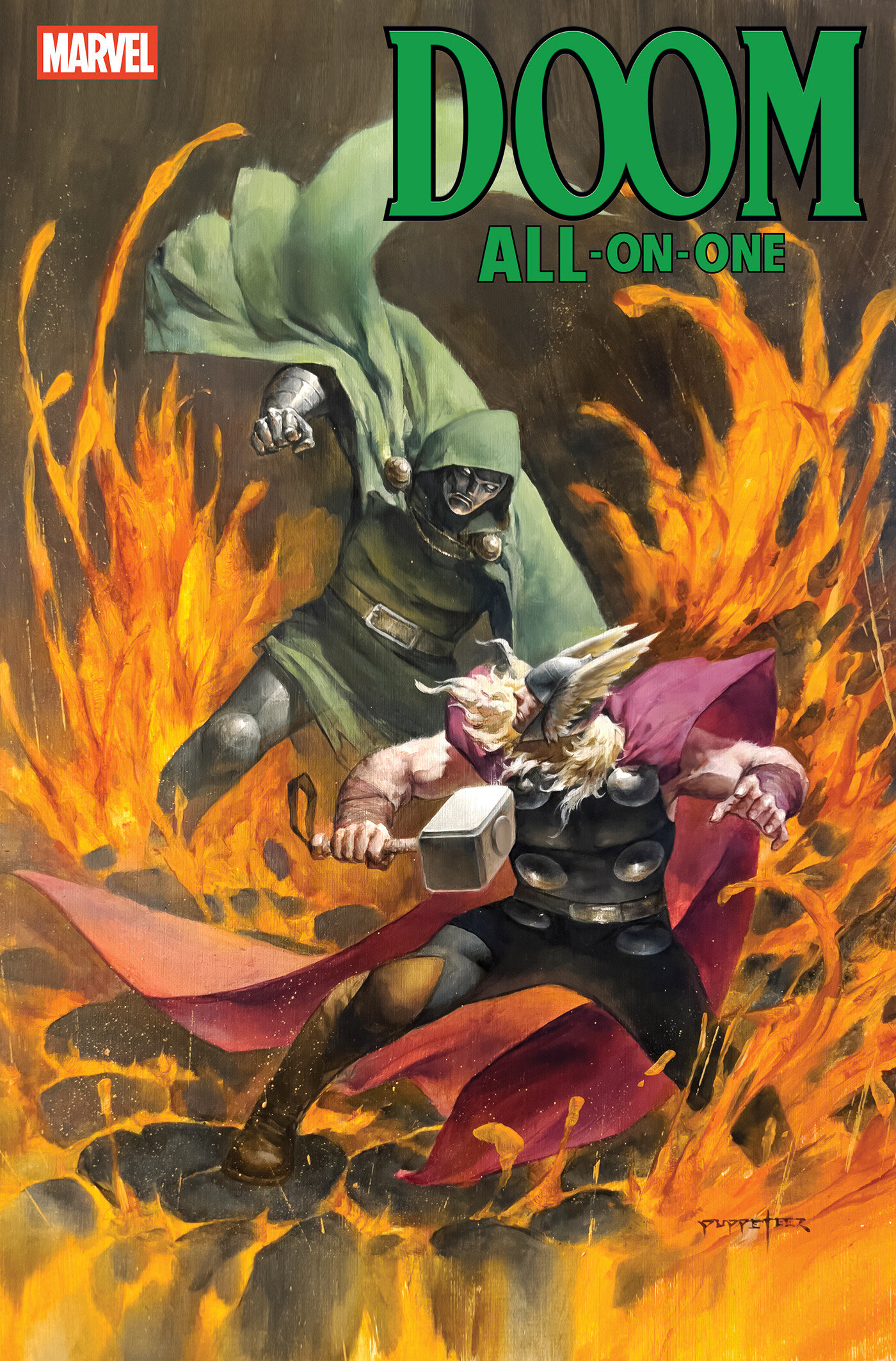 Doom All On One #1 Puppeteer Lee 2nd Printing Variant