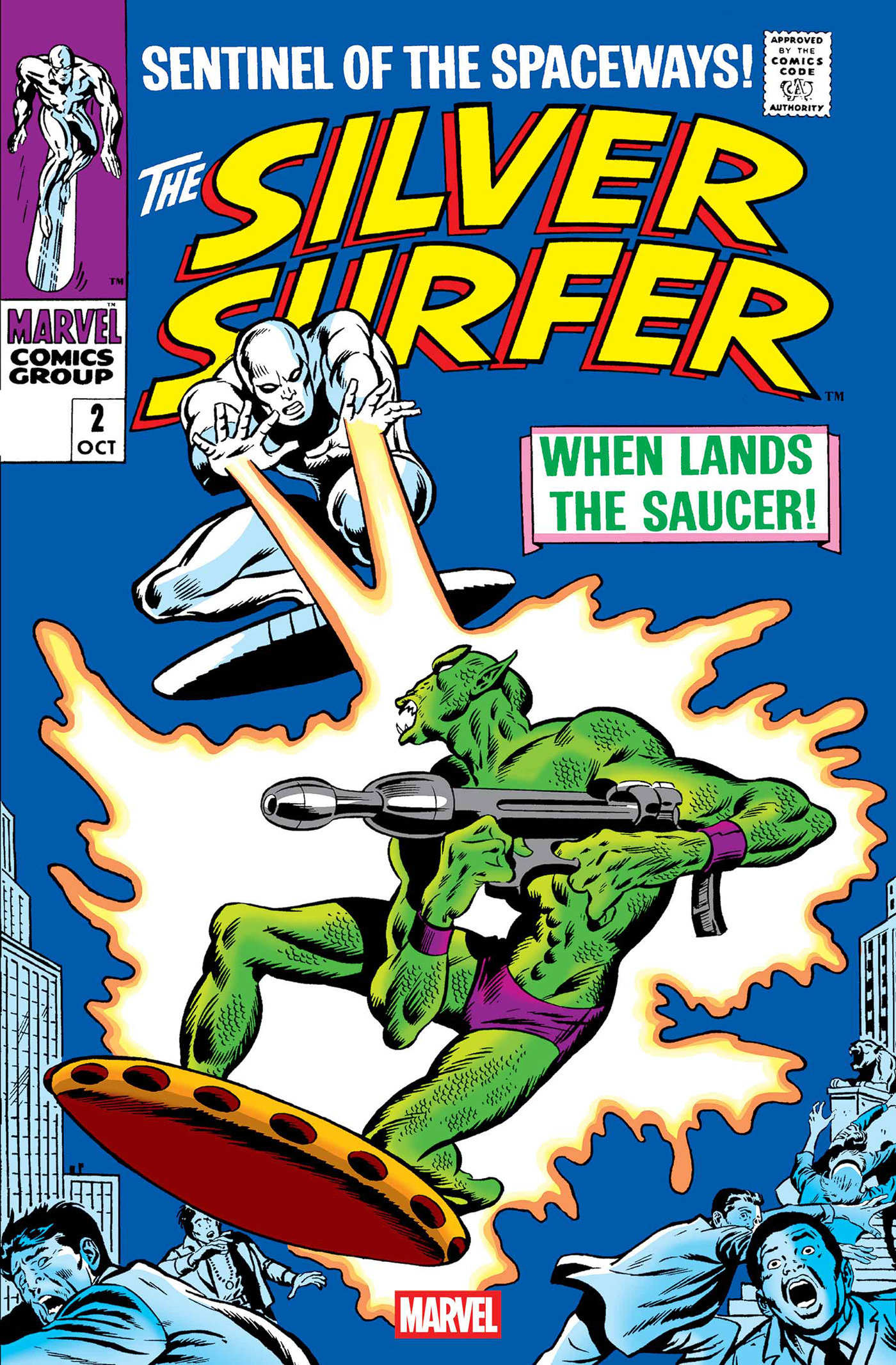 Silver Surfer #2 Facsimile Edition Foil Variant