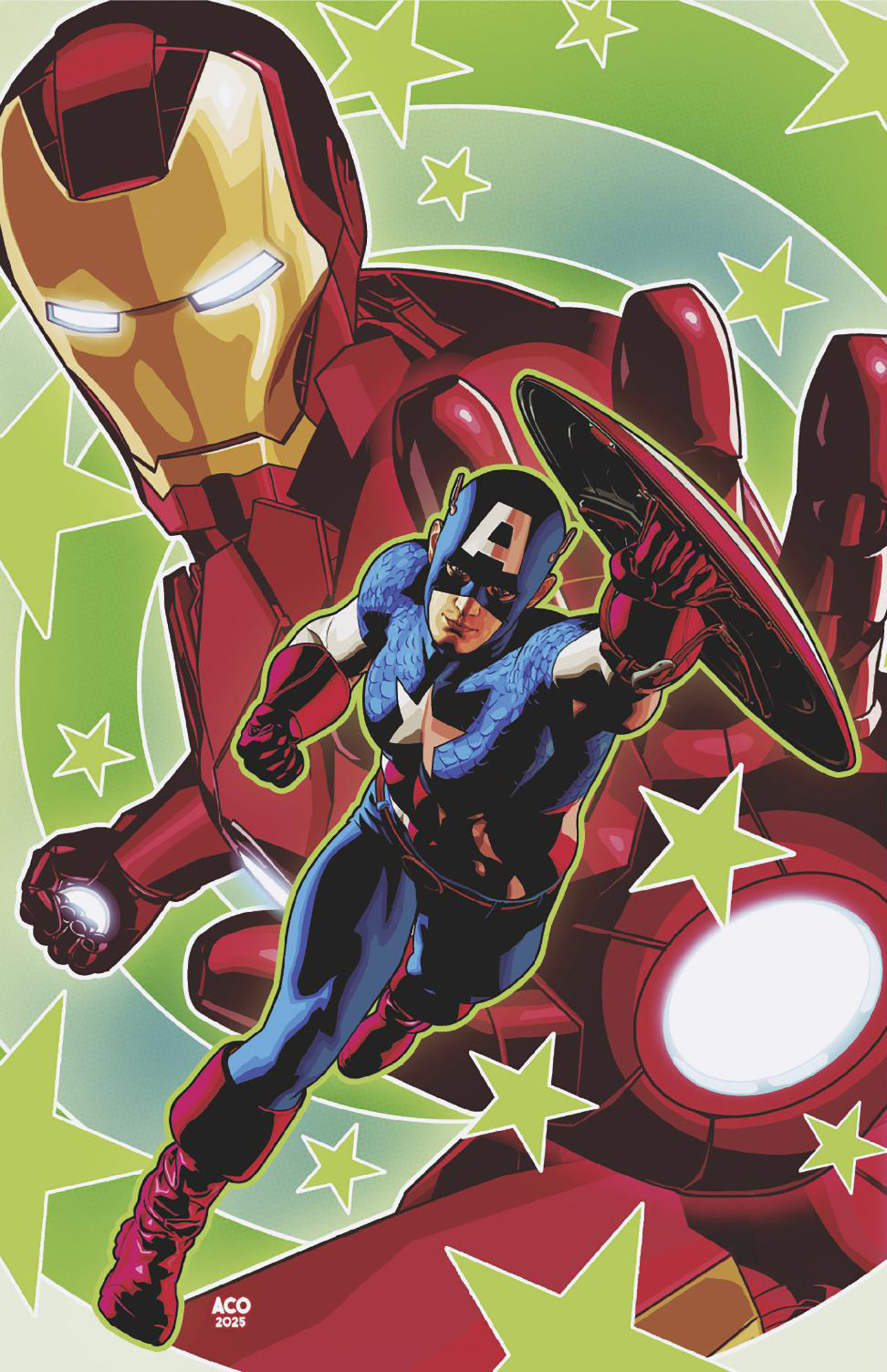 IRON MAN #2 ACO RATIO VIRGIN 2ND PRINTING VARIANT