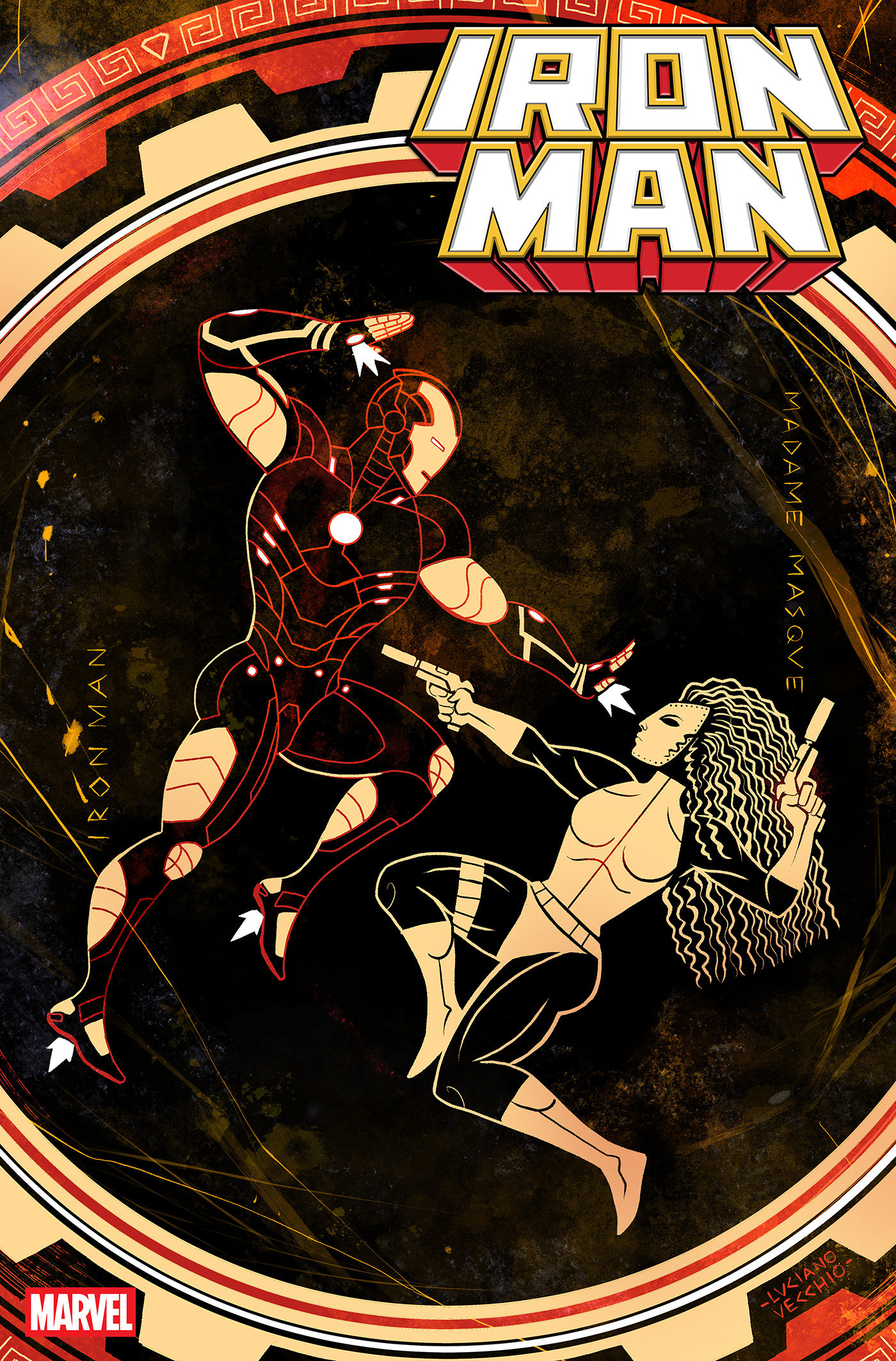 IRON MAN #10 LUCIANO VECCHIO ART STYLE VARIANT