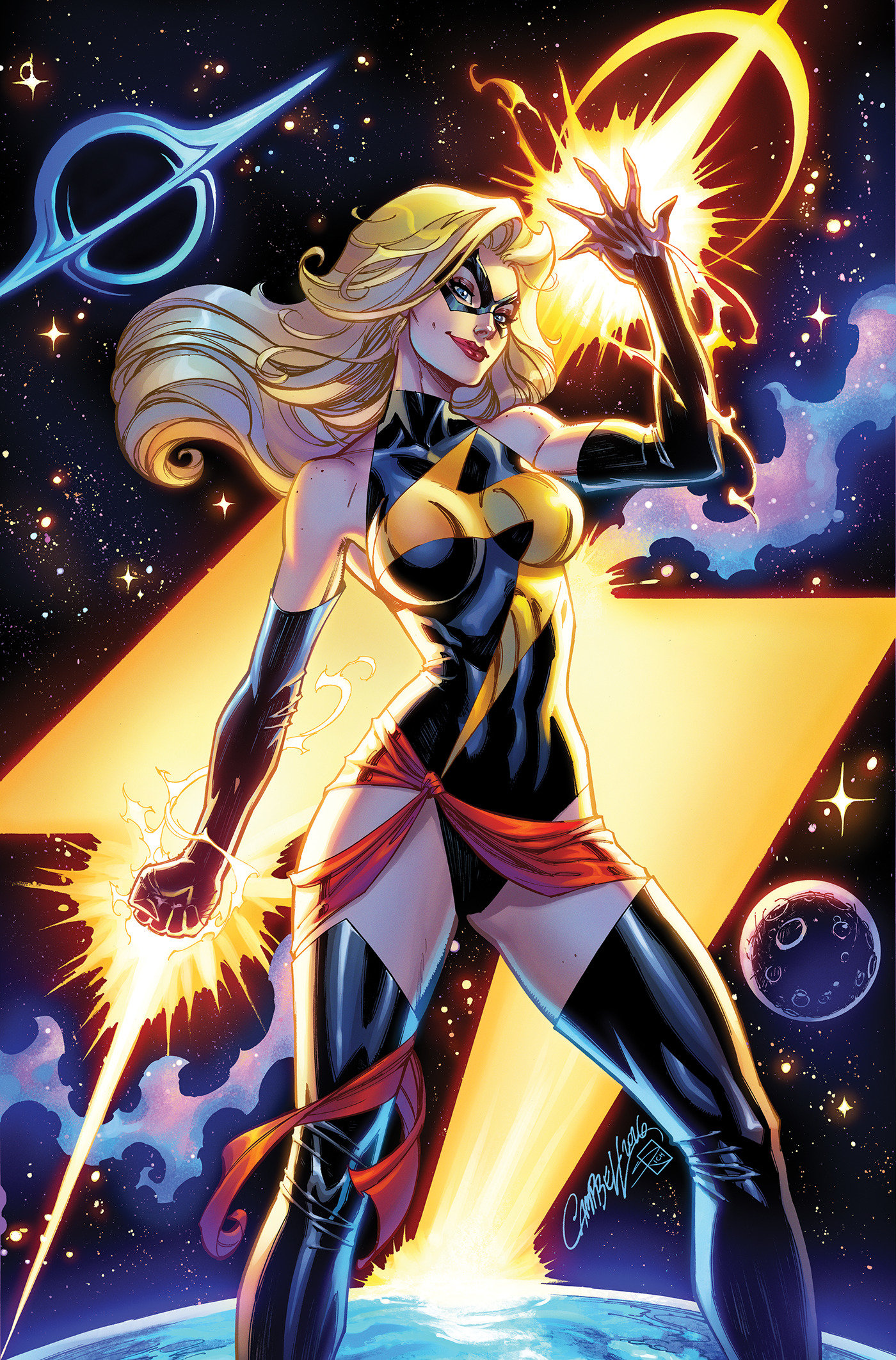 Captain Marvel: Dark Past #1 J. Scott Campbell Full Art Variant