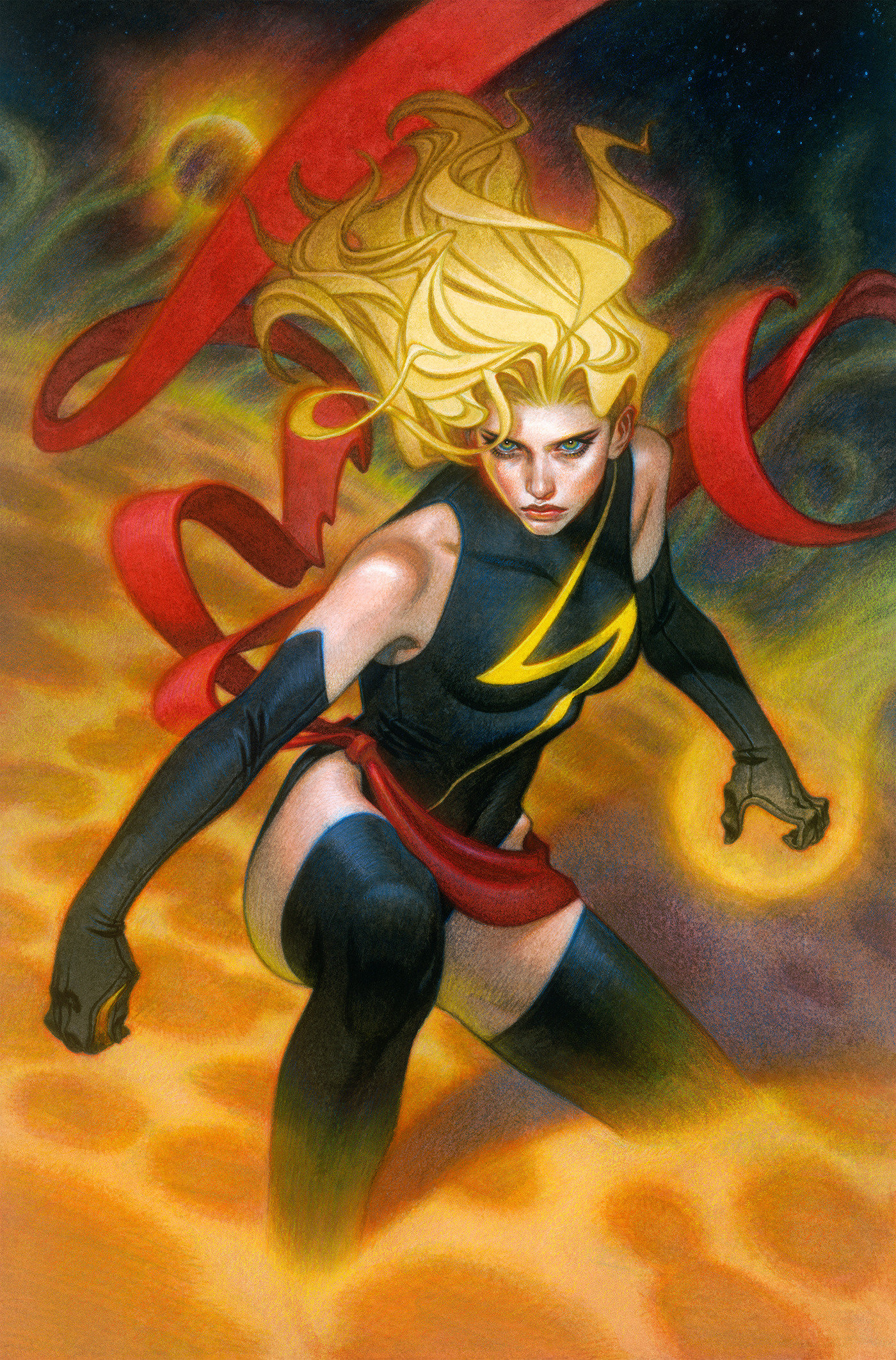 Captain Marvel: Dark Past #3 Tran Nguyen Full Art Variant