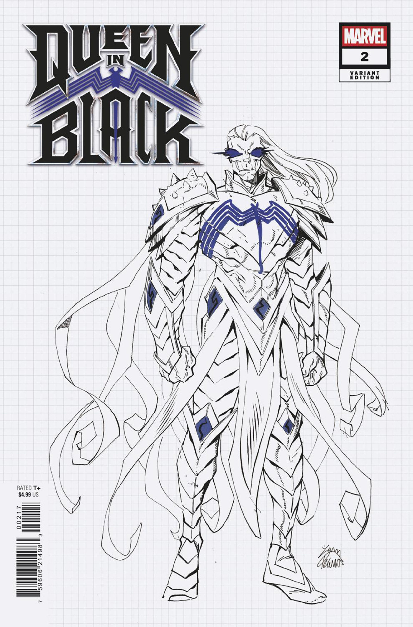 QUEEN IN BLACK #2 RYAN STEGMAN DESIGN VARIANT [QIB]