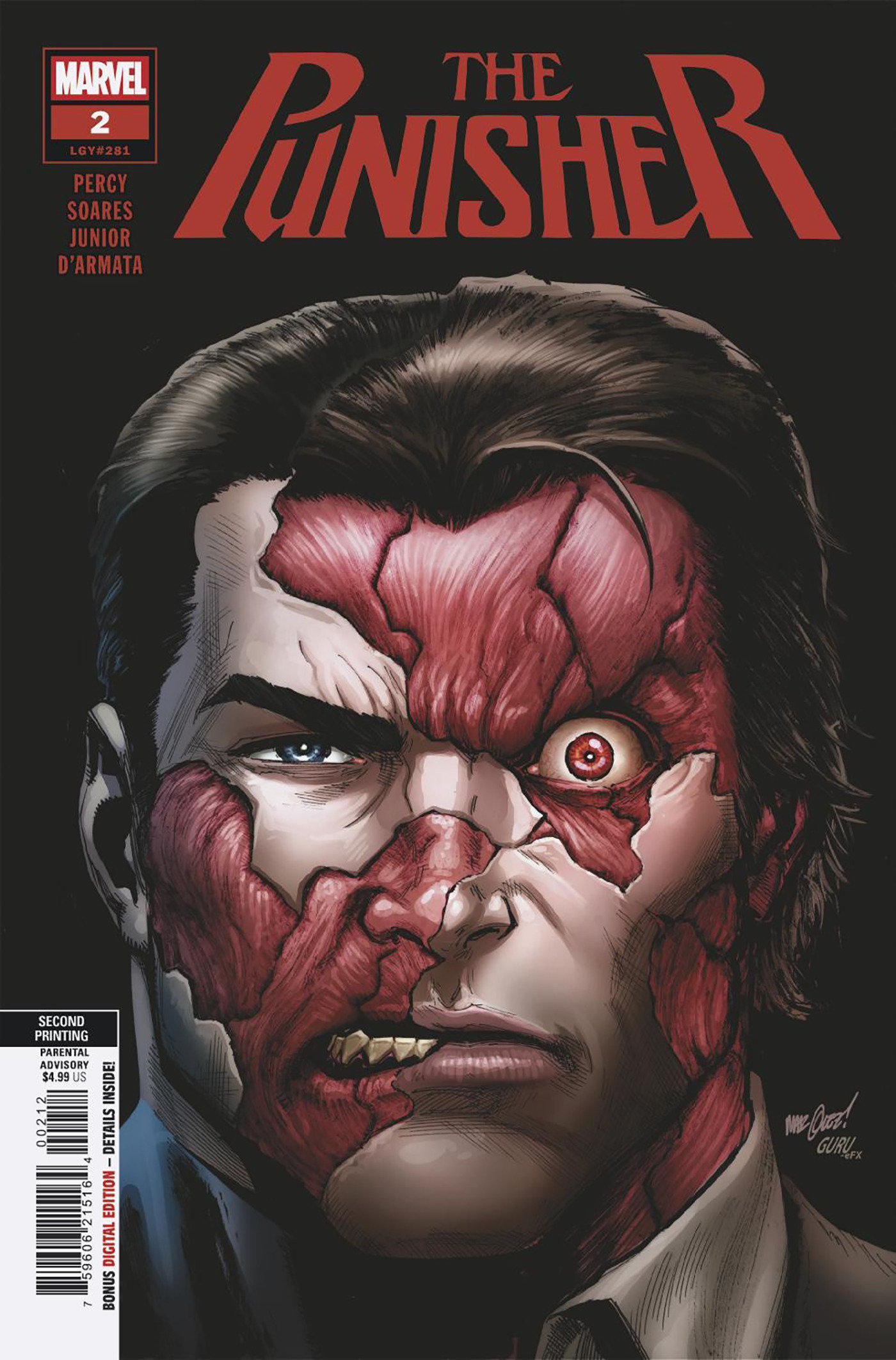 Punisher #2 David Marquez 2nd Printing Variant