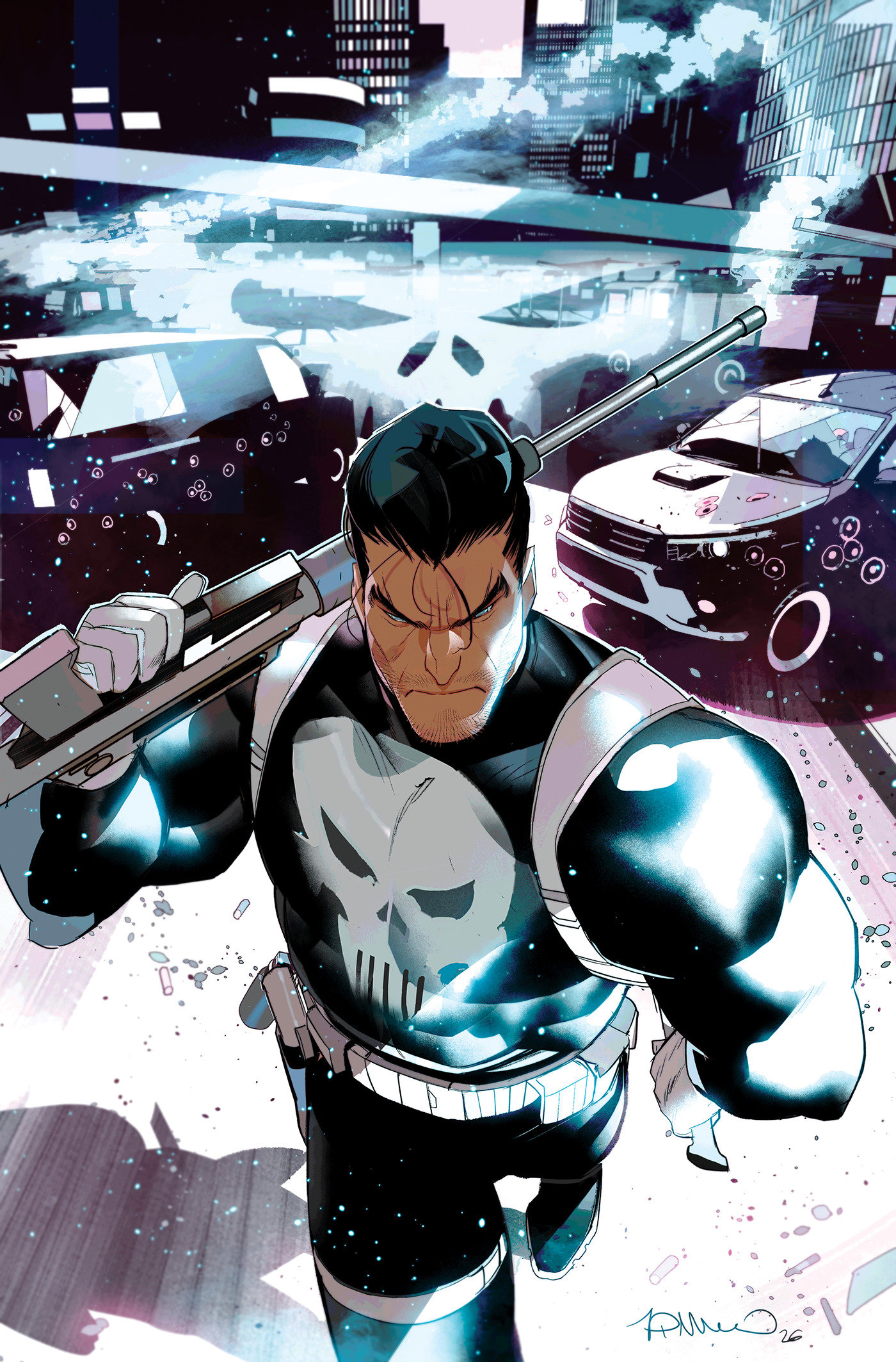 Punisher #2 Simone Di Meo Ratio Virgin 2nd Printing Variant