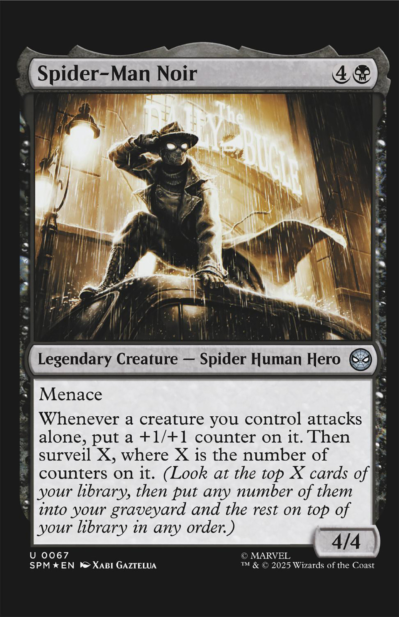 Punisher #4 Xabi Gaztelua Magic: The Gathering Variant