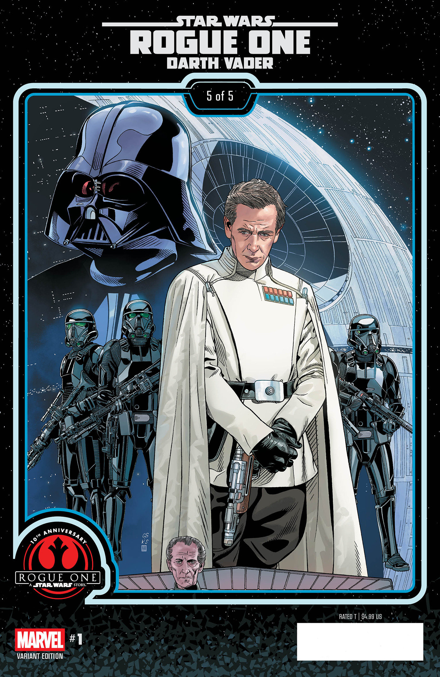 Star Wars: Rogue One   Darth Vader #1 Chris Sprouse Rogue One 10 Th Anniversary Variant
