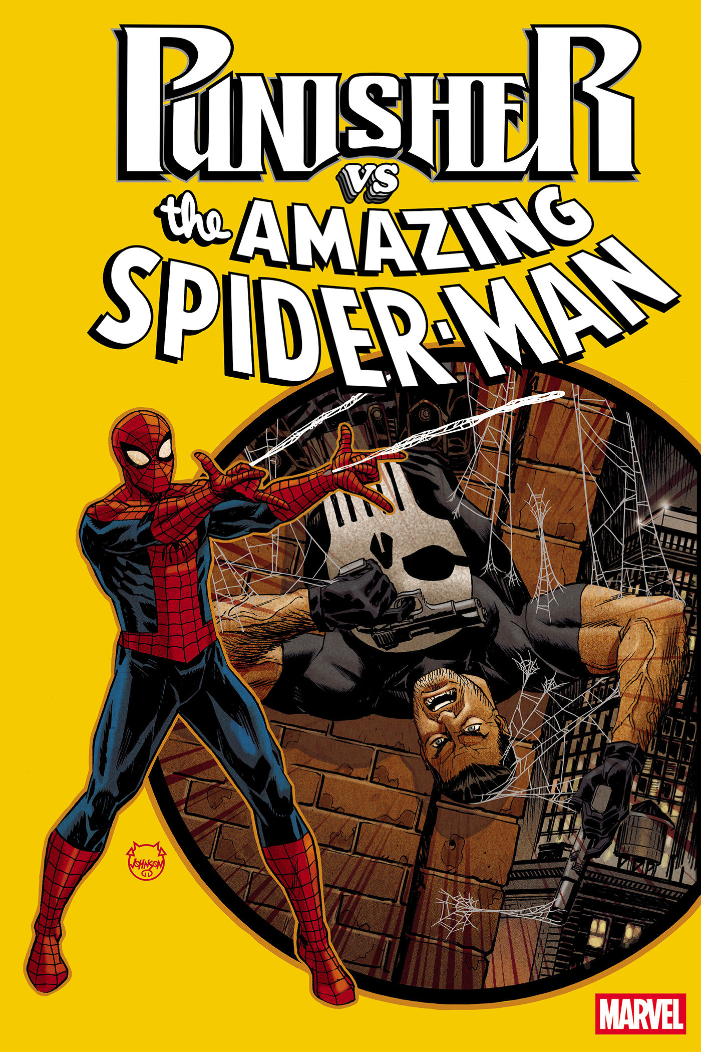 Punisher vs. Spider-Man #1 Dave Johnson Foil Variant