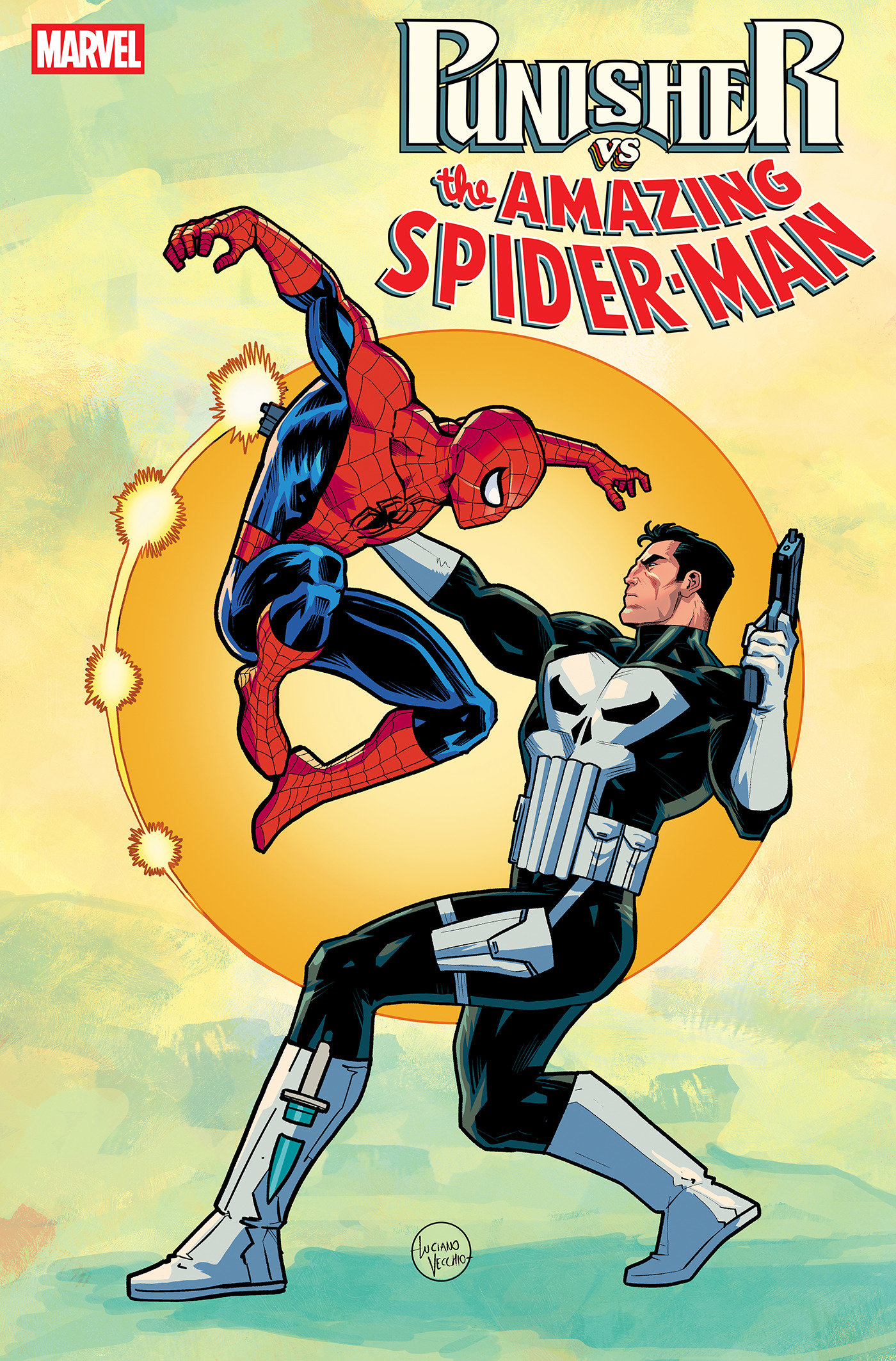 PUNISHER VS. SPIDER-MAN #3 LUCIANO VECCHIO VARIANT